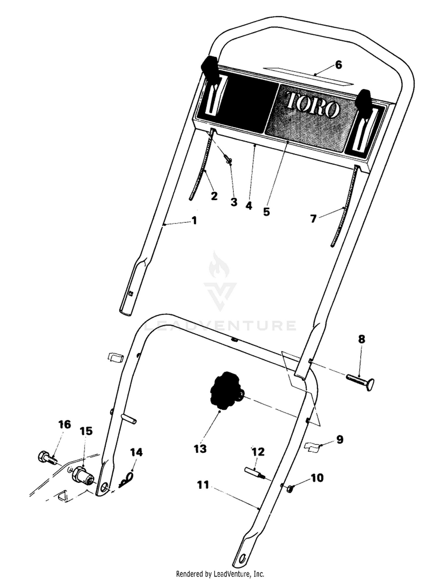Handle Assembly (model 18010)