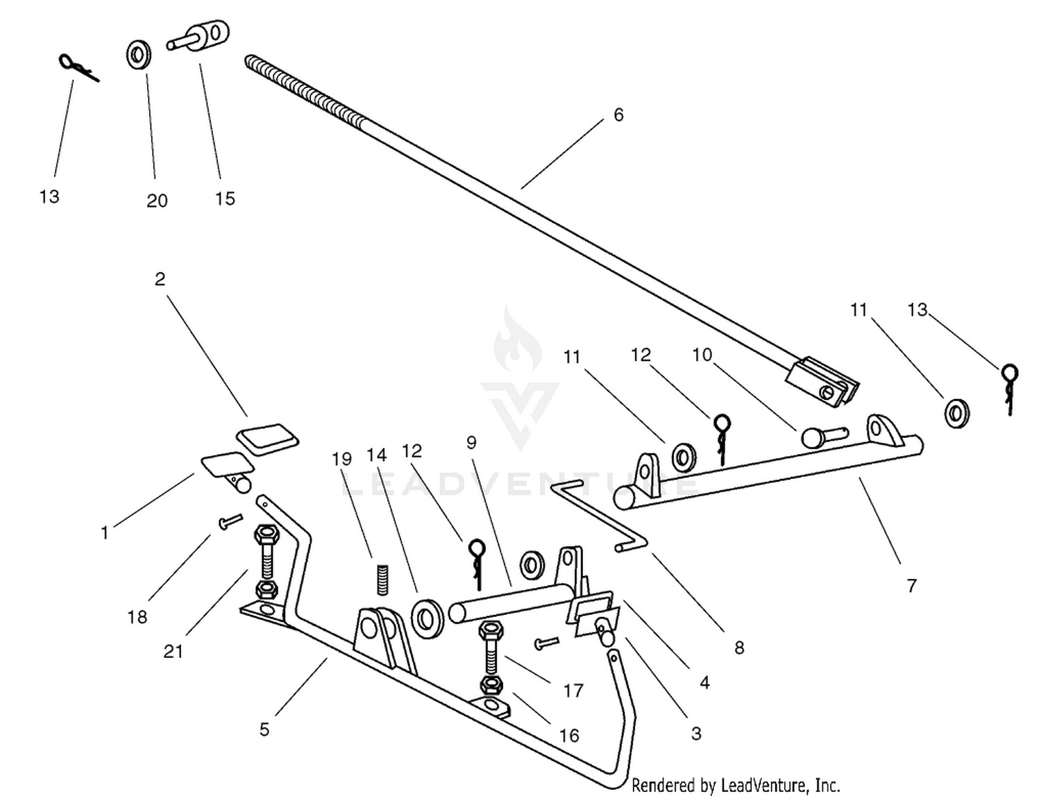 Operation (Travel Pedals) Assembly