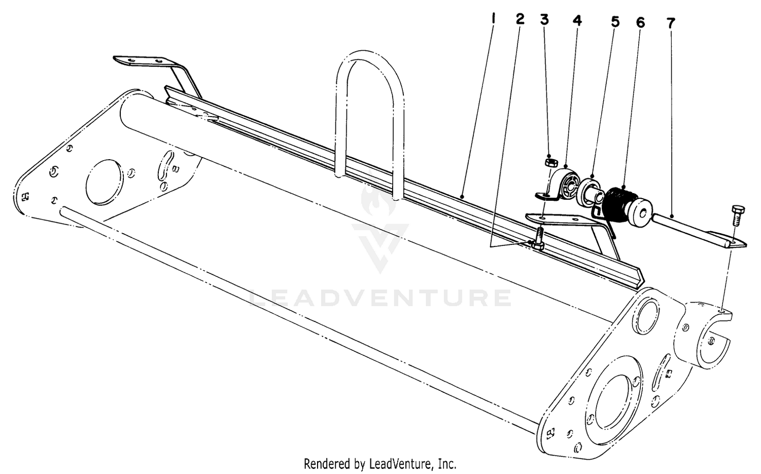 Roller Scraper Kit No. 42-4820 (optional)(for Cutting Units Model 04405  04408)