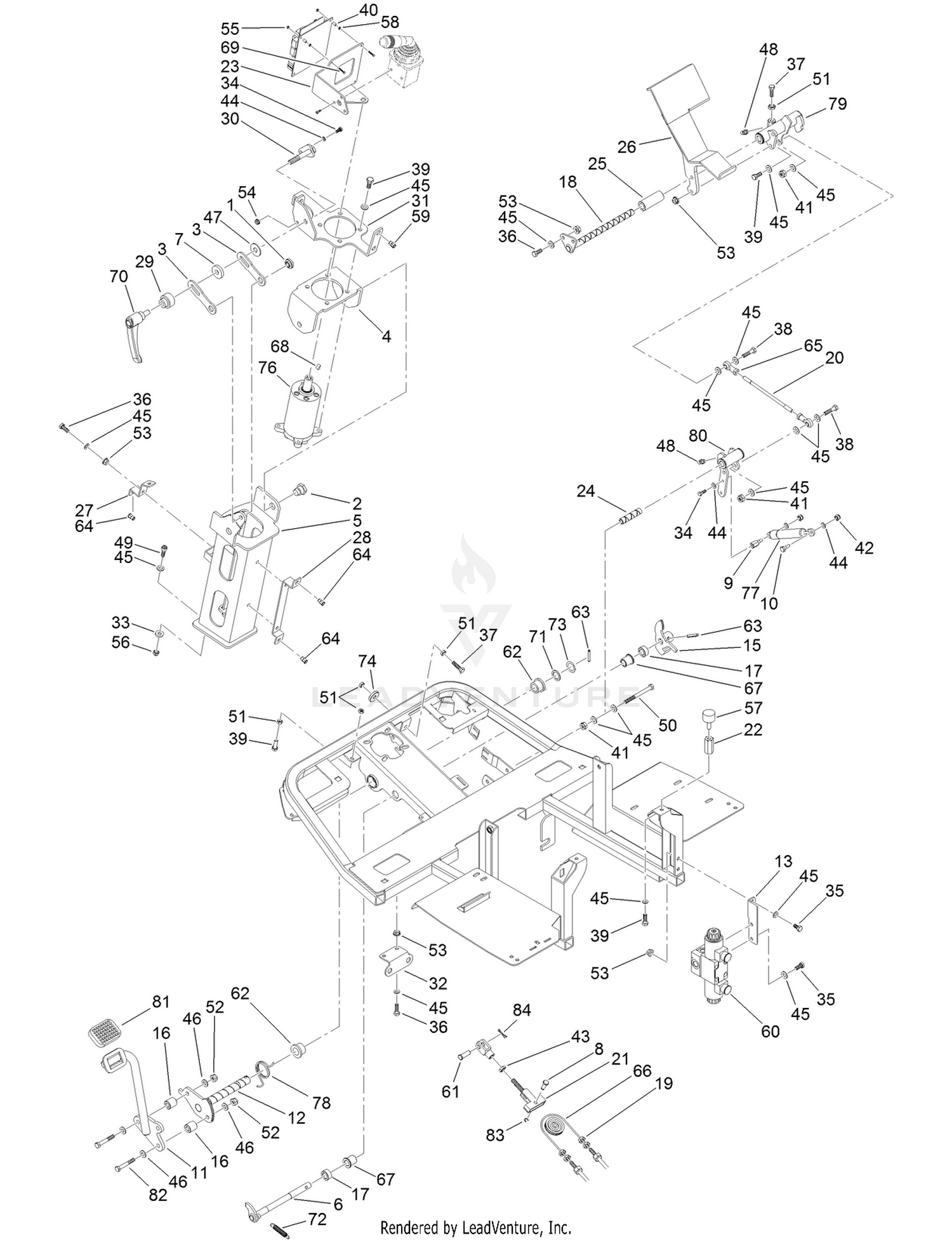 Operator Platform Assembly