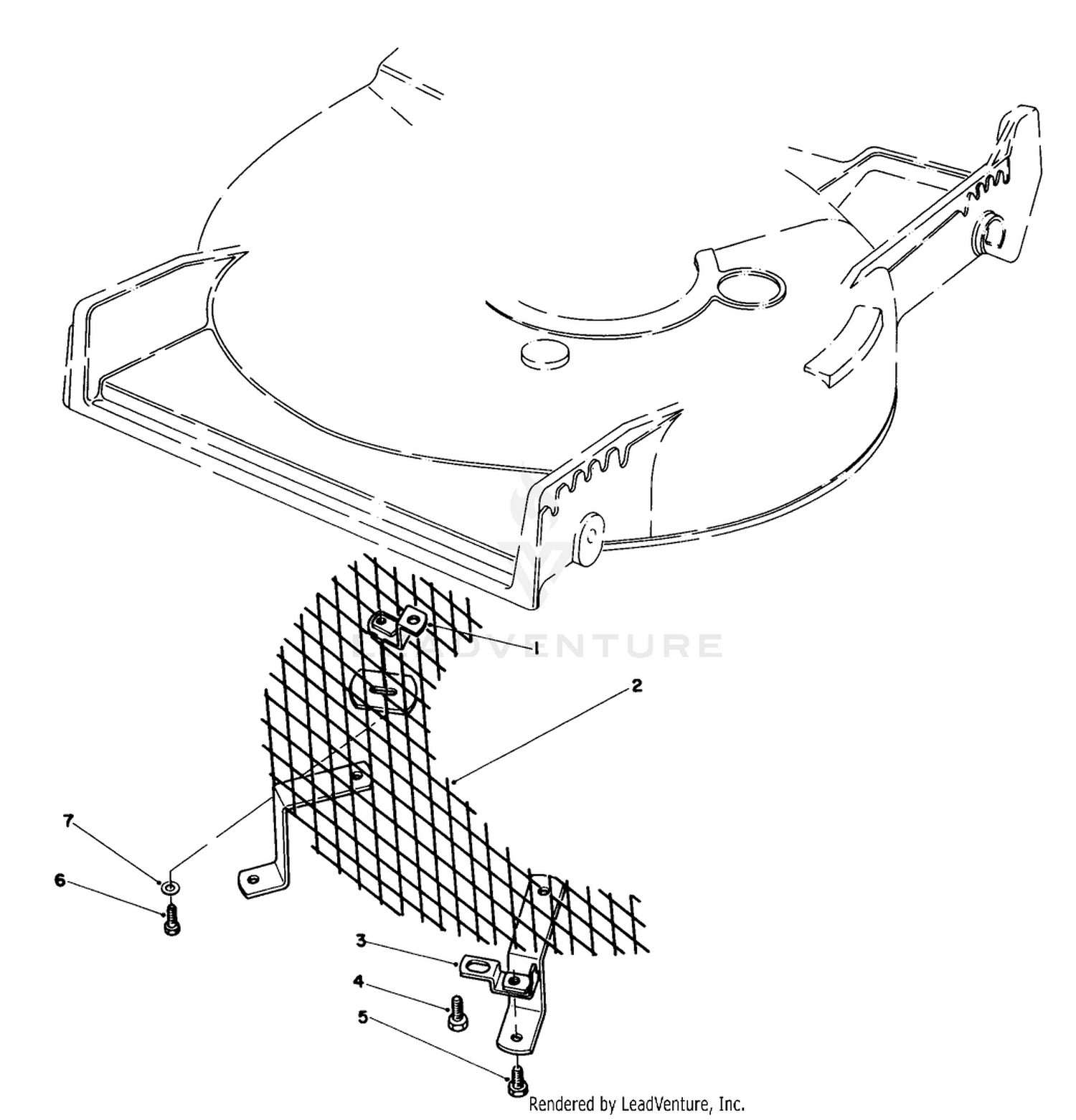 Leaf Shredder Kit Model No. 59157 (optional)