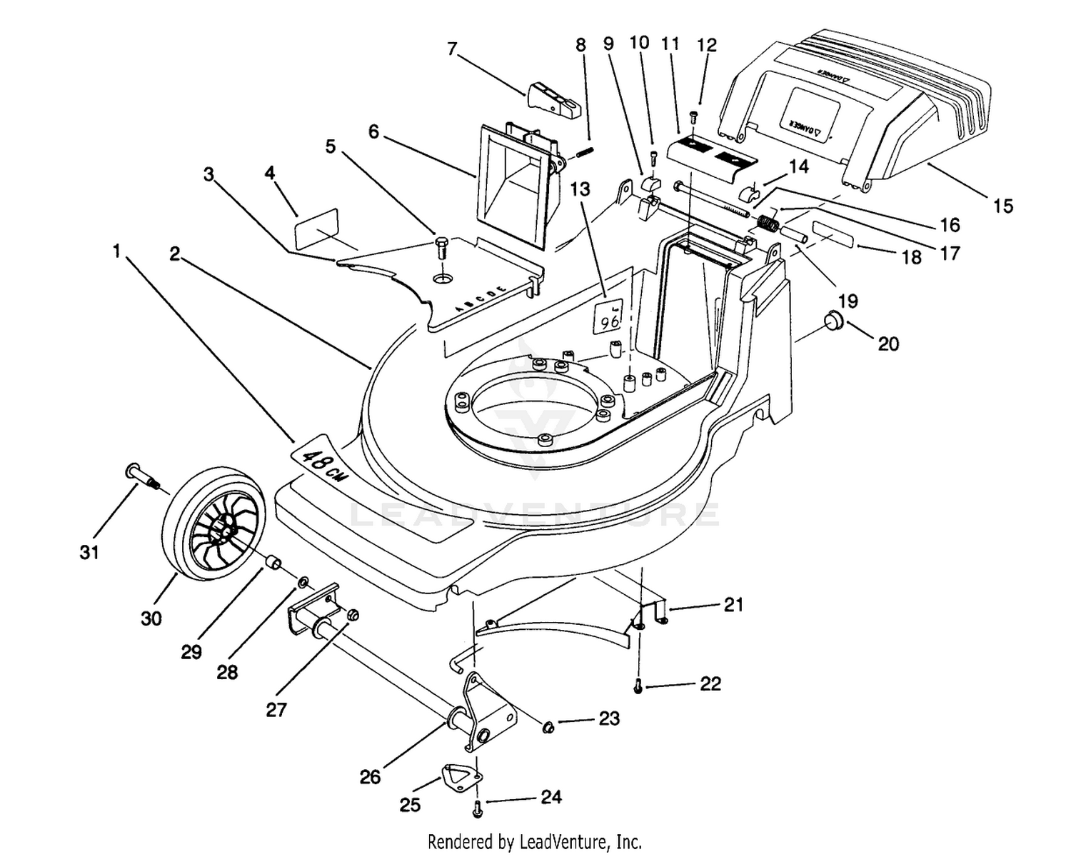 Housing Assembly (model No. 20901b)