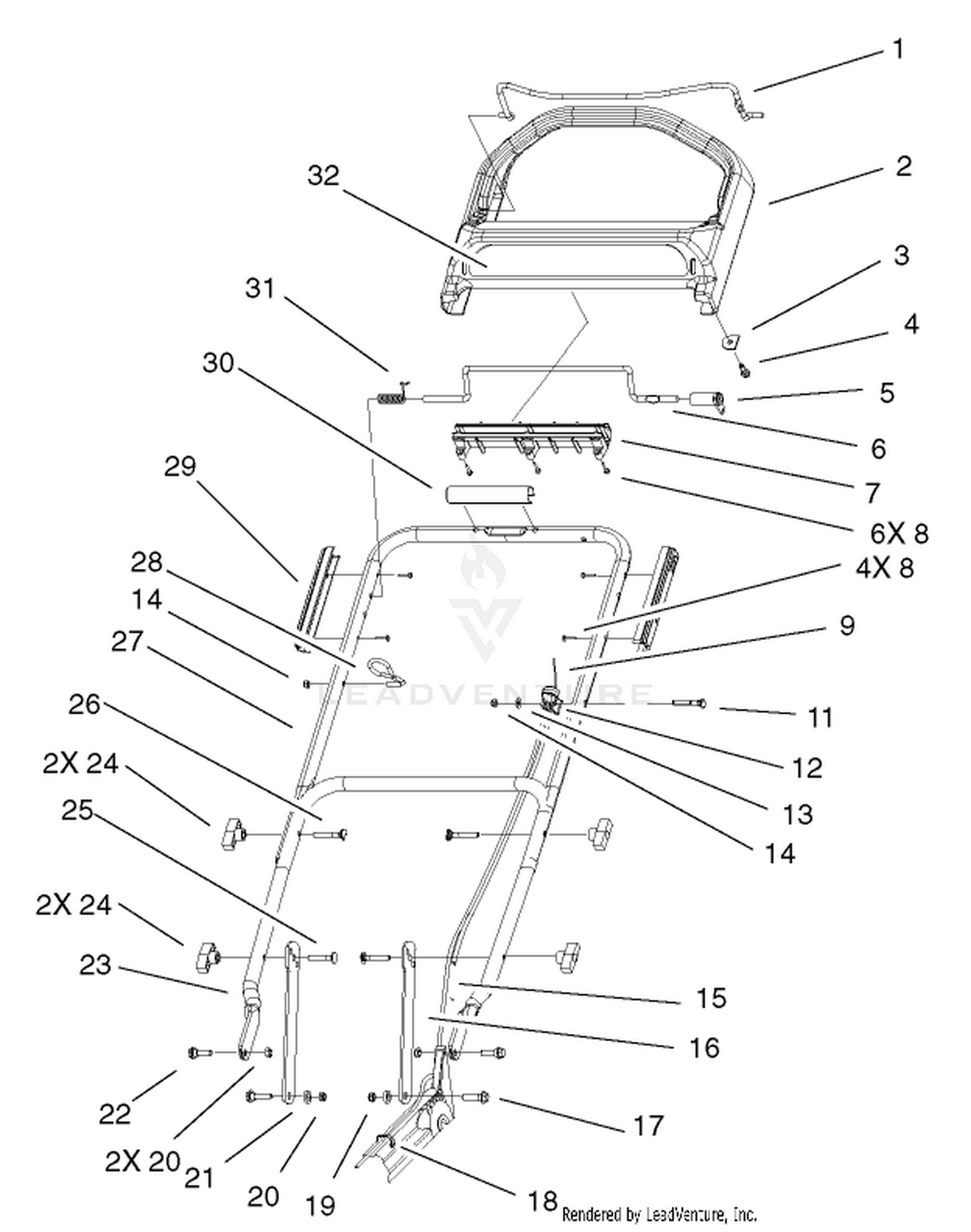 Handle and Control Assembly
