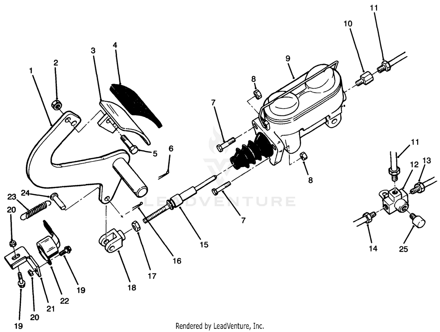Service Brake Assembly