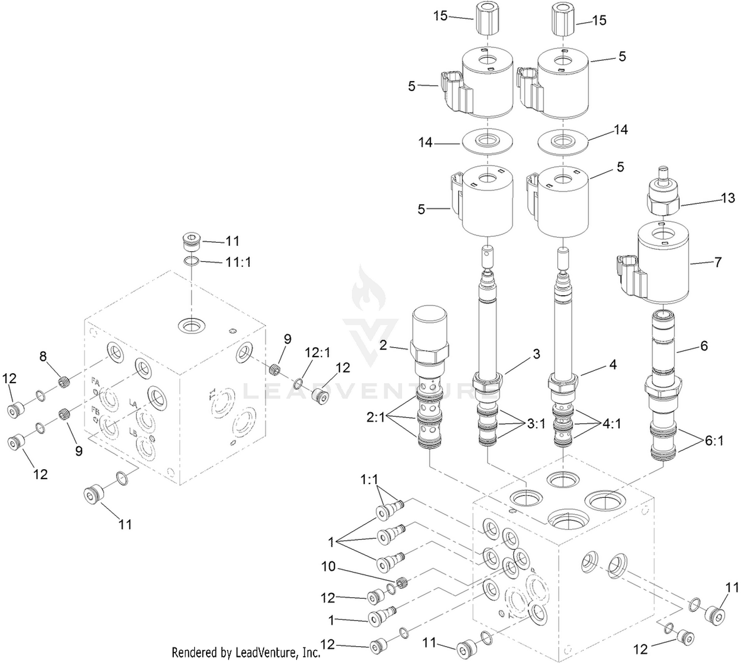 Hydraulic Block Assembly No. T0000-7792