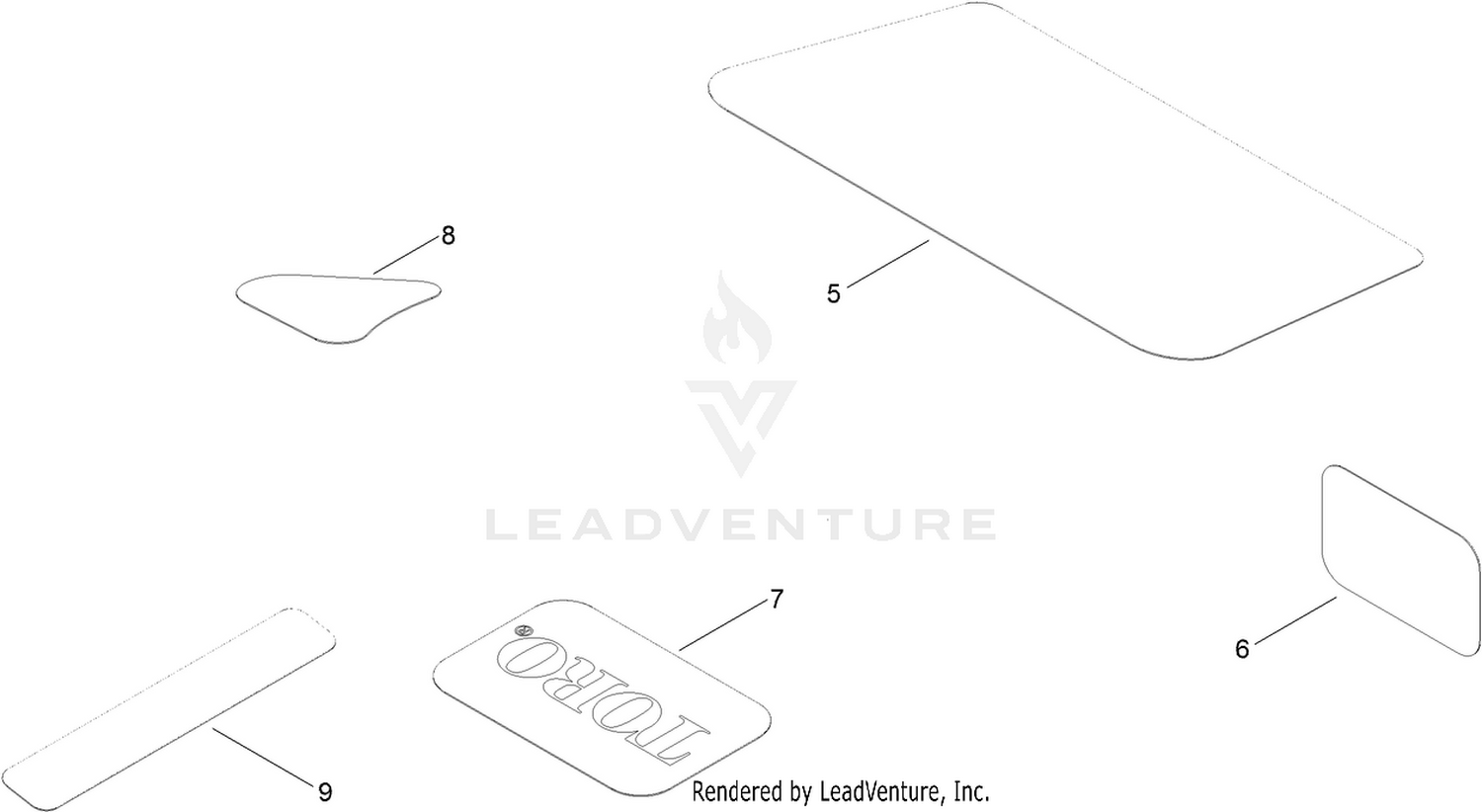 Model Specific Decal Assembly