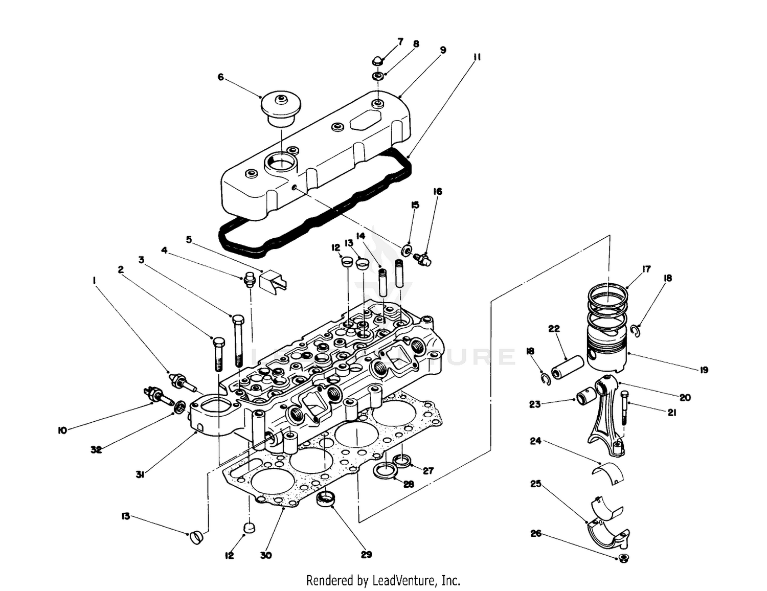Cylinder Head  Piston Components