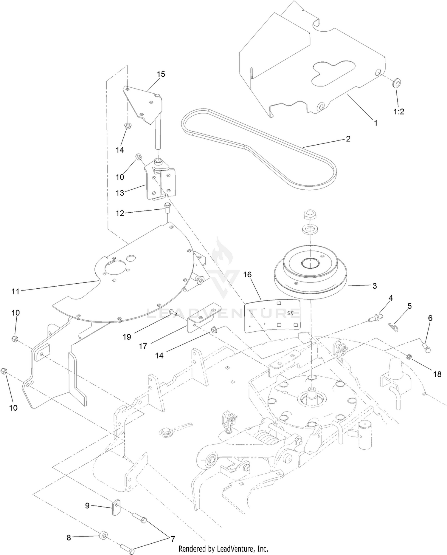 Blower Mount and Latch Assembly