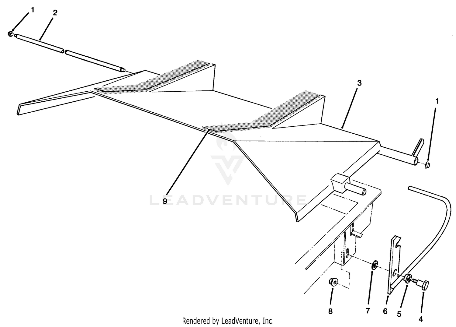 Rear Cover  Latch Assembly