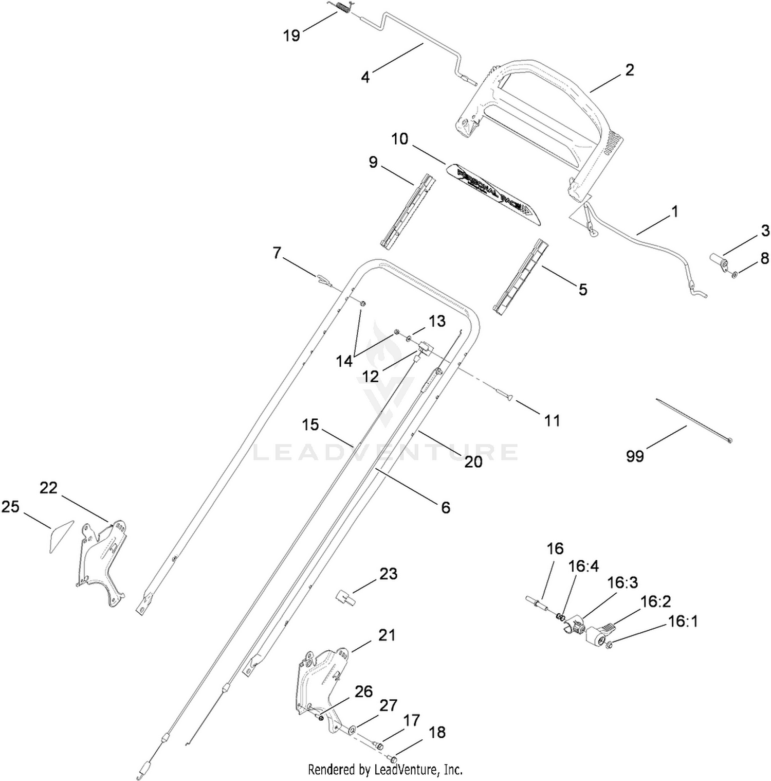 Handle and Control Assembly