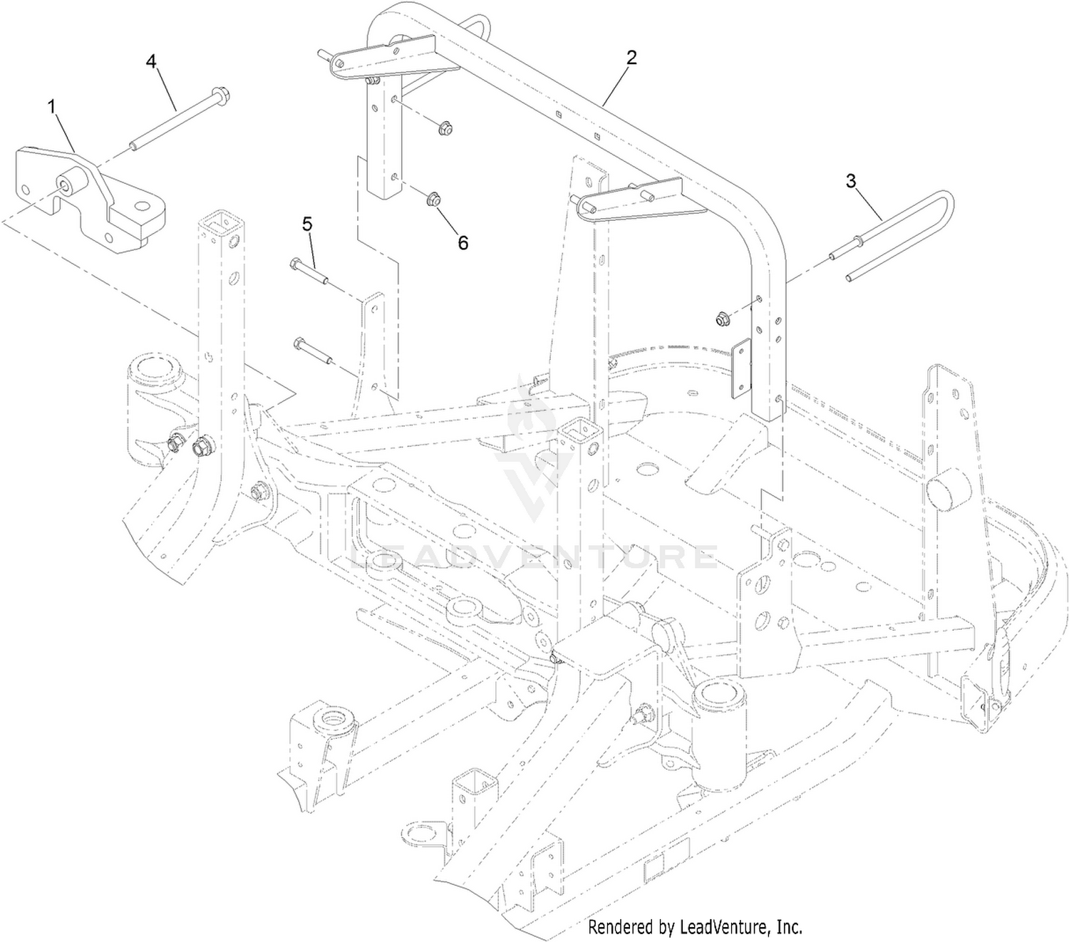 Rear Frame Components Assembly