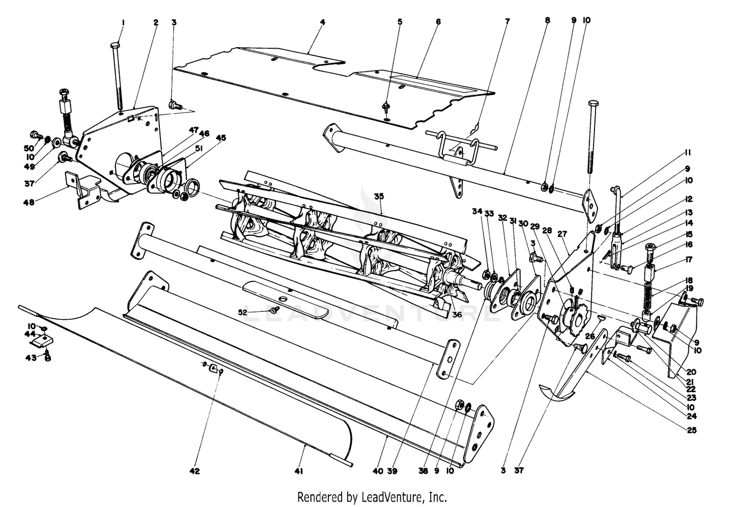 Rear Cutting Unit Assembly