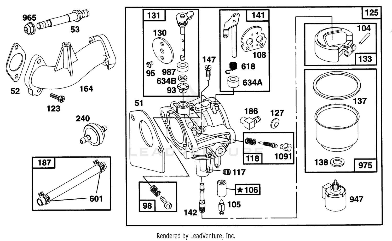 Engine Briggs  Stratton Model 28q777-0668-A1 5