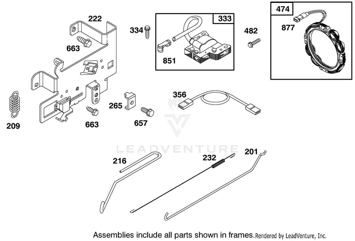 Engine Briggs  Stratton Model 28m707-1122-E1 6