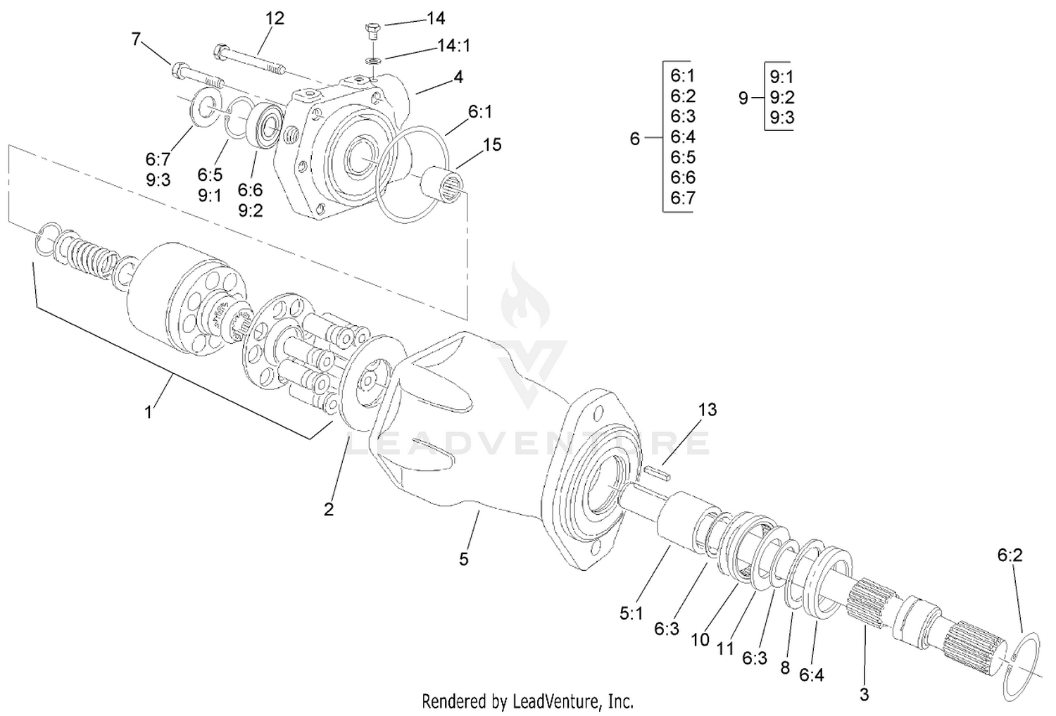 Piston Motor Assembly No. 58-5430