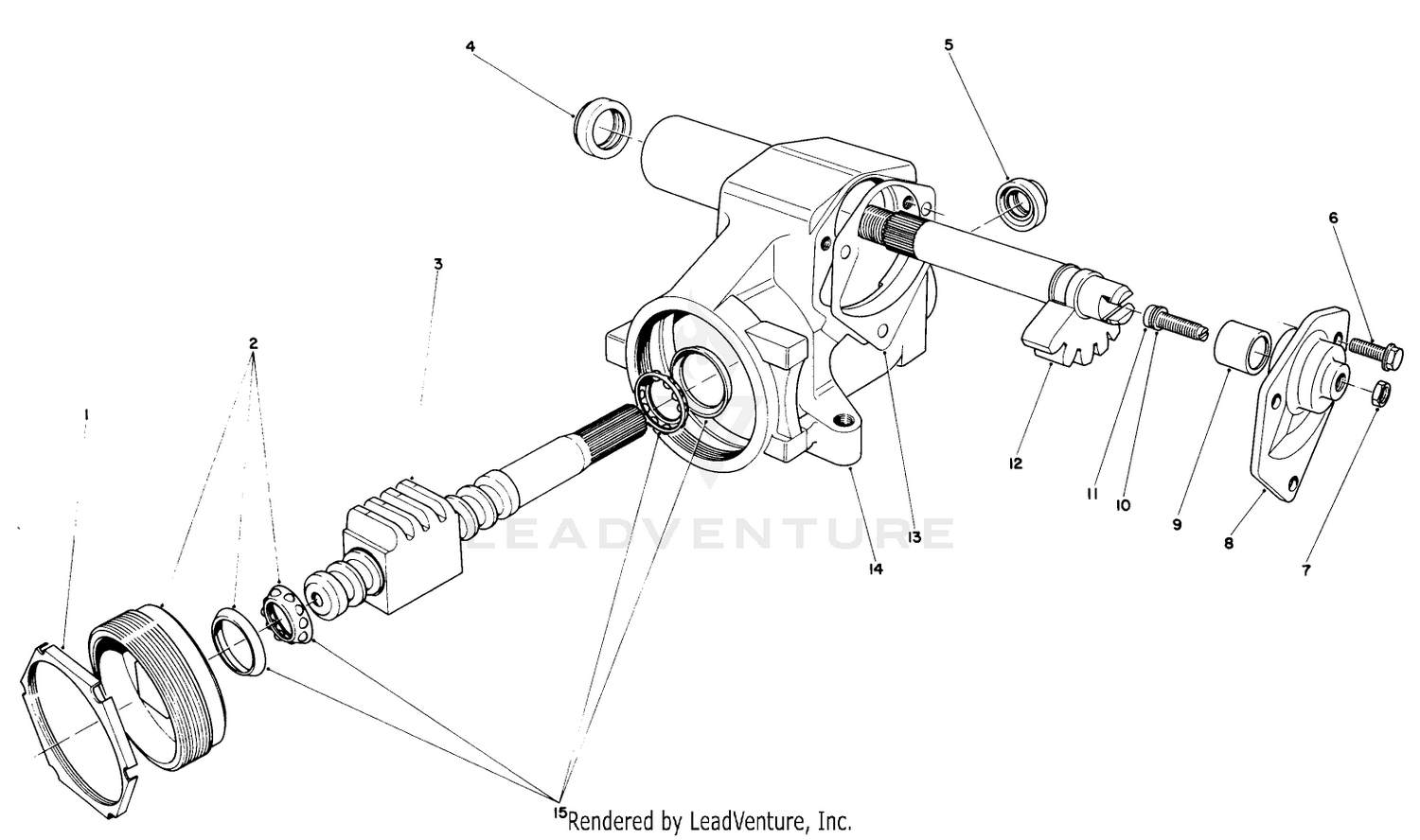 Steering Gear Assembly No. 41-8820