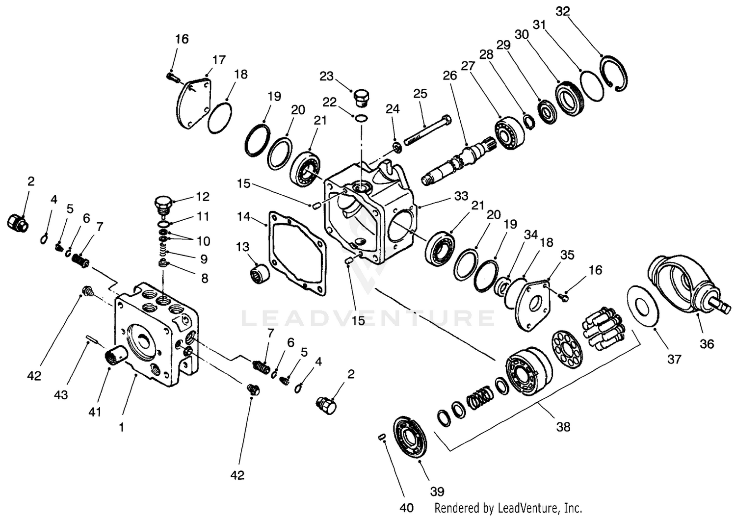 Traction Pump Assembly No. 86-5590