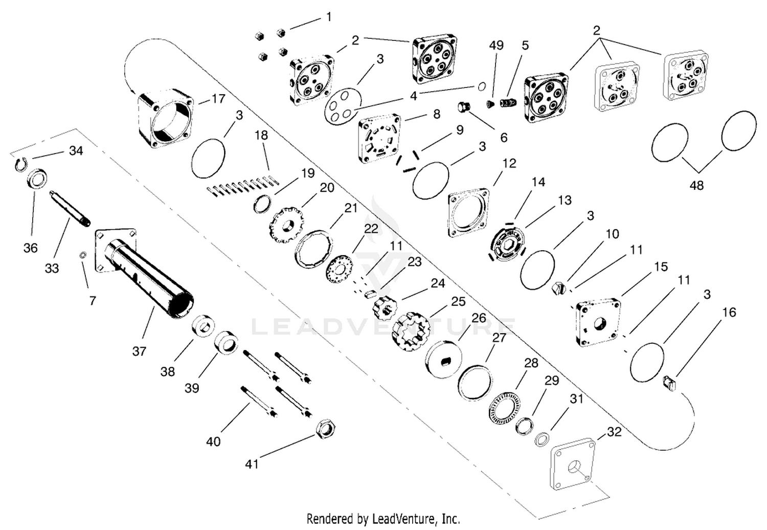 Steering Control Valve Assembly No. 95-8642