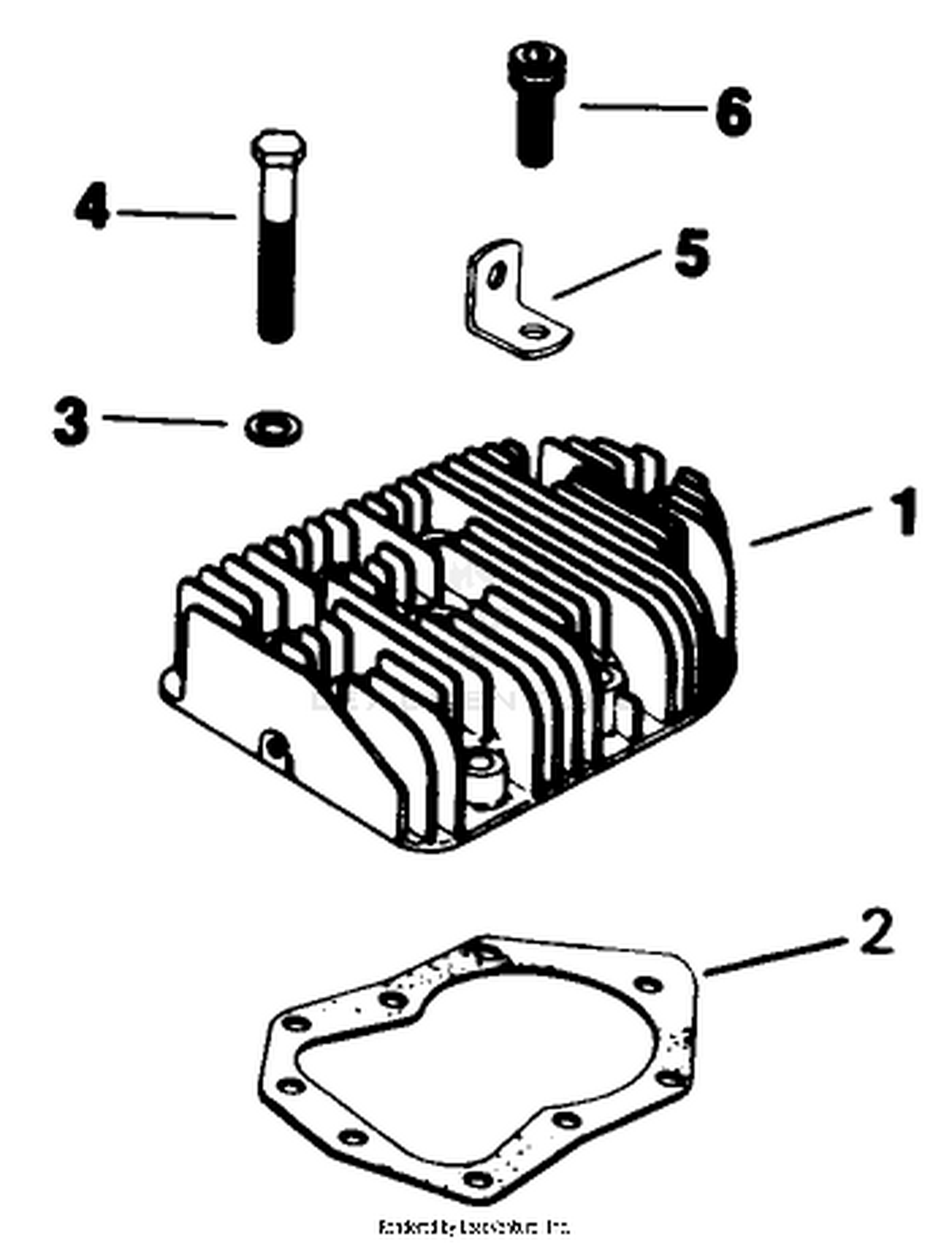 Cylinder Head-Engine Assembly-Kohler Model No. K321s-711533 (continued)