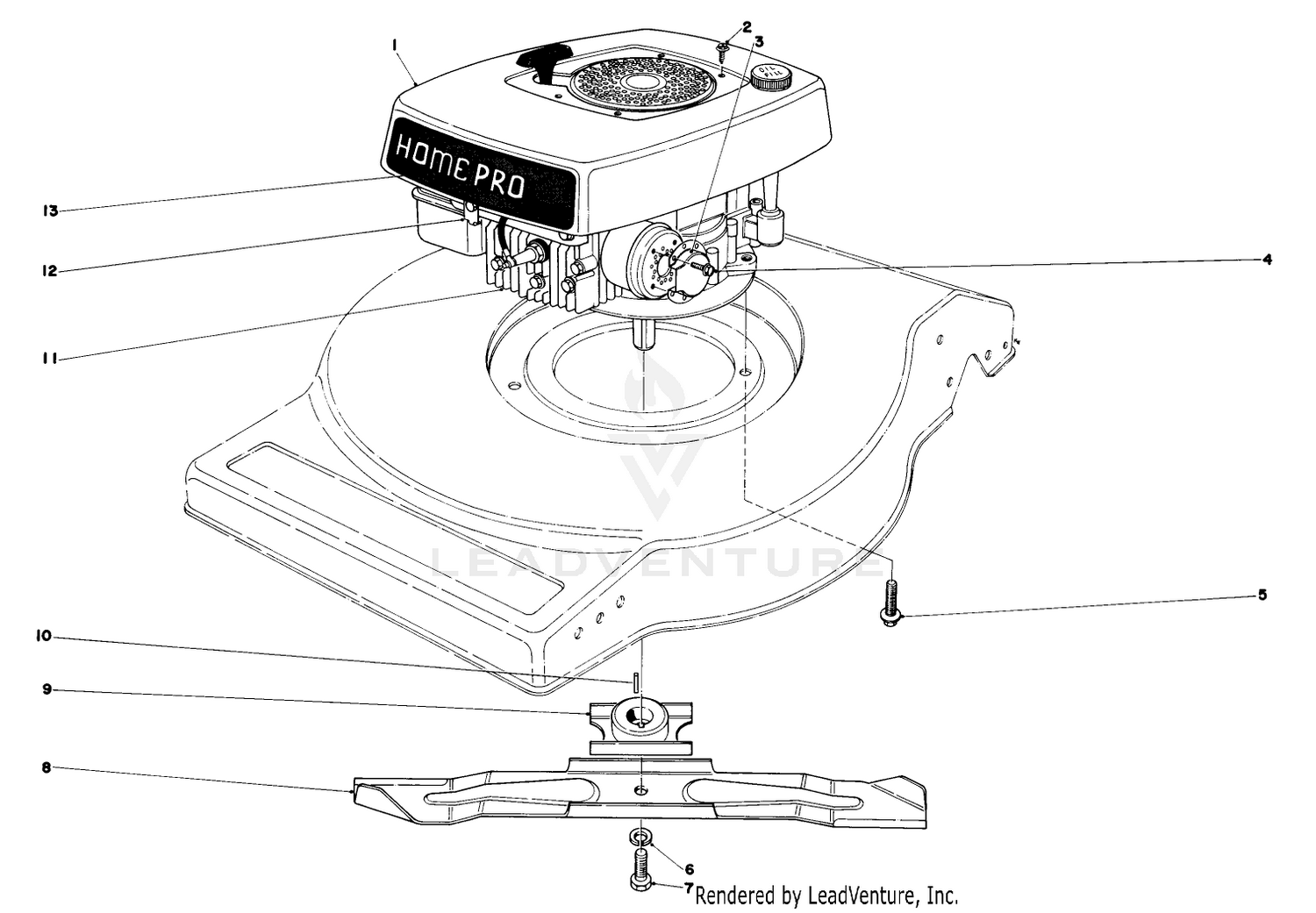 Engine Assembly (model No.16820)