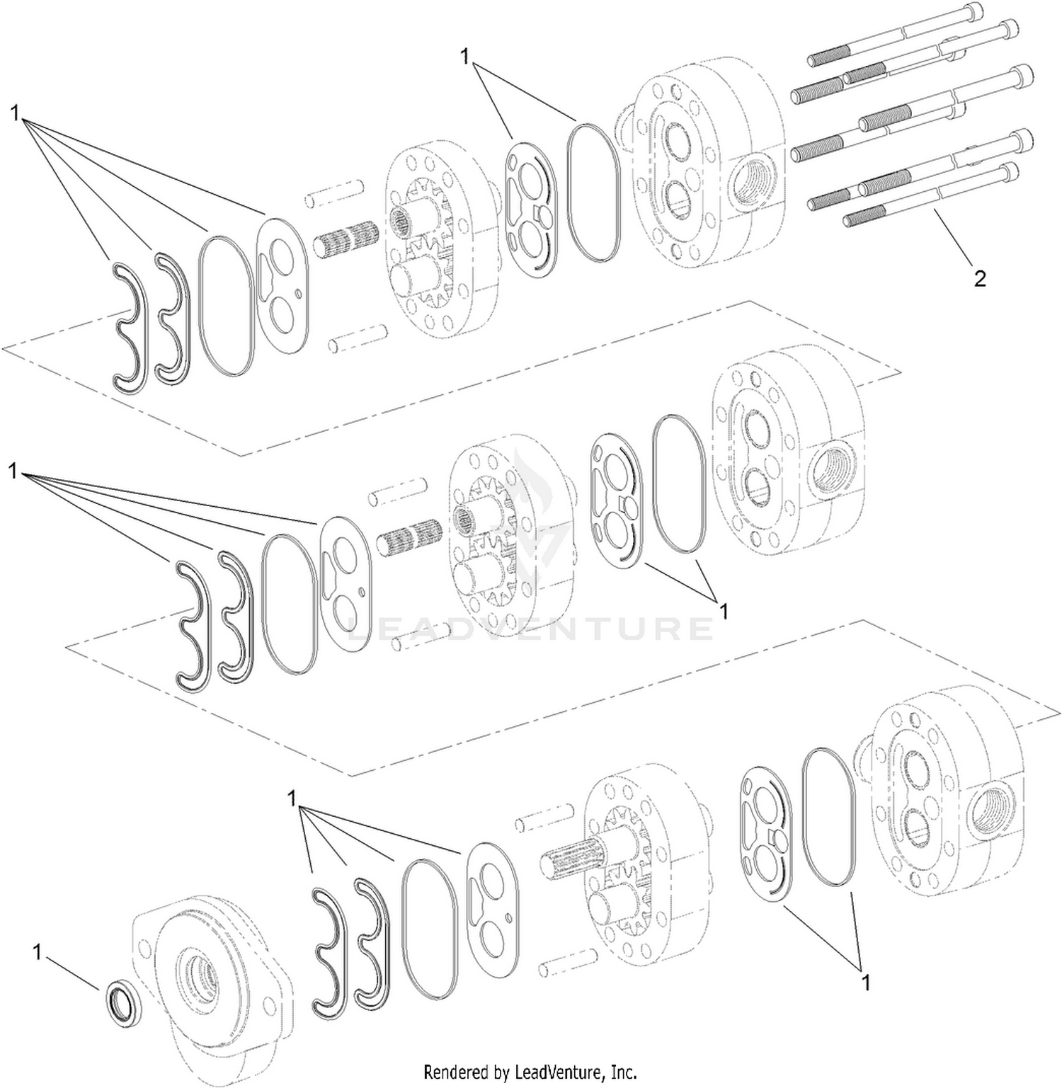Triple Pump Assembly No. 114-4840