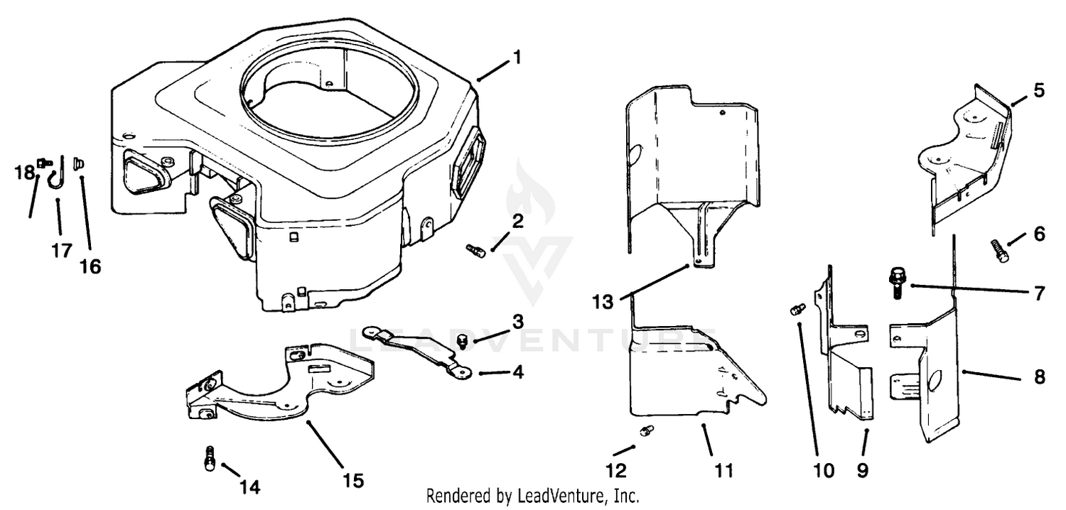 Blower Housing  Baffles