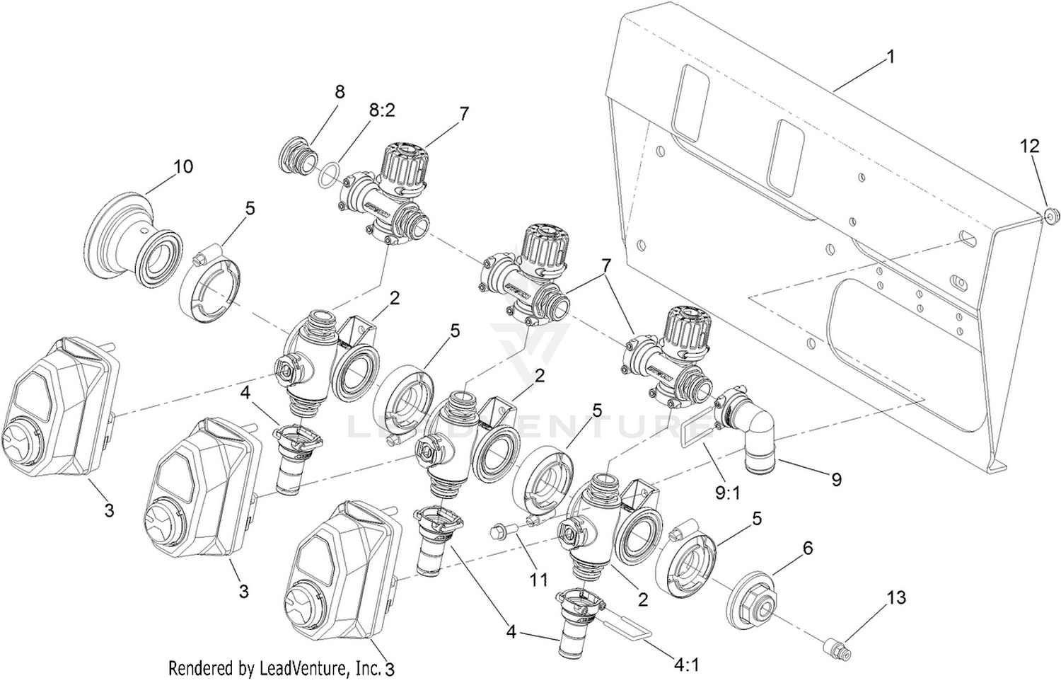 Section Valve Manifold Assembly