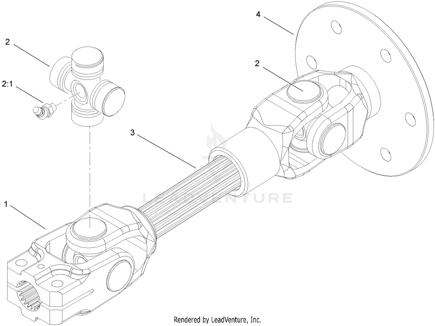 Driveshaft Assembly No. 108-1641