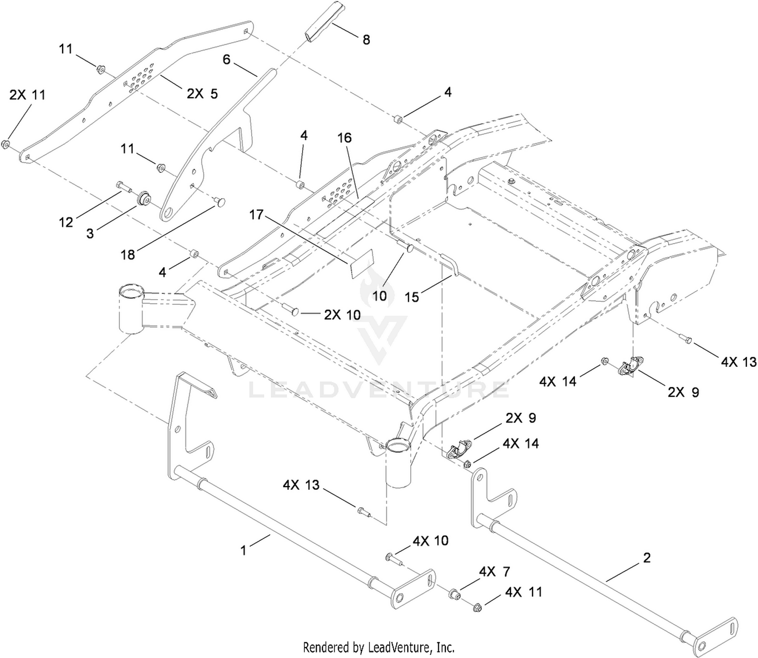 Deck Lift Assembly