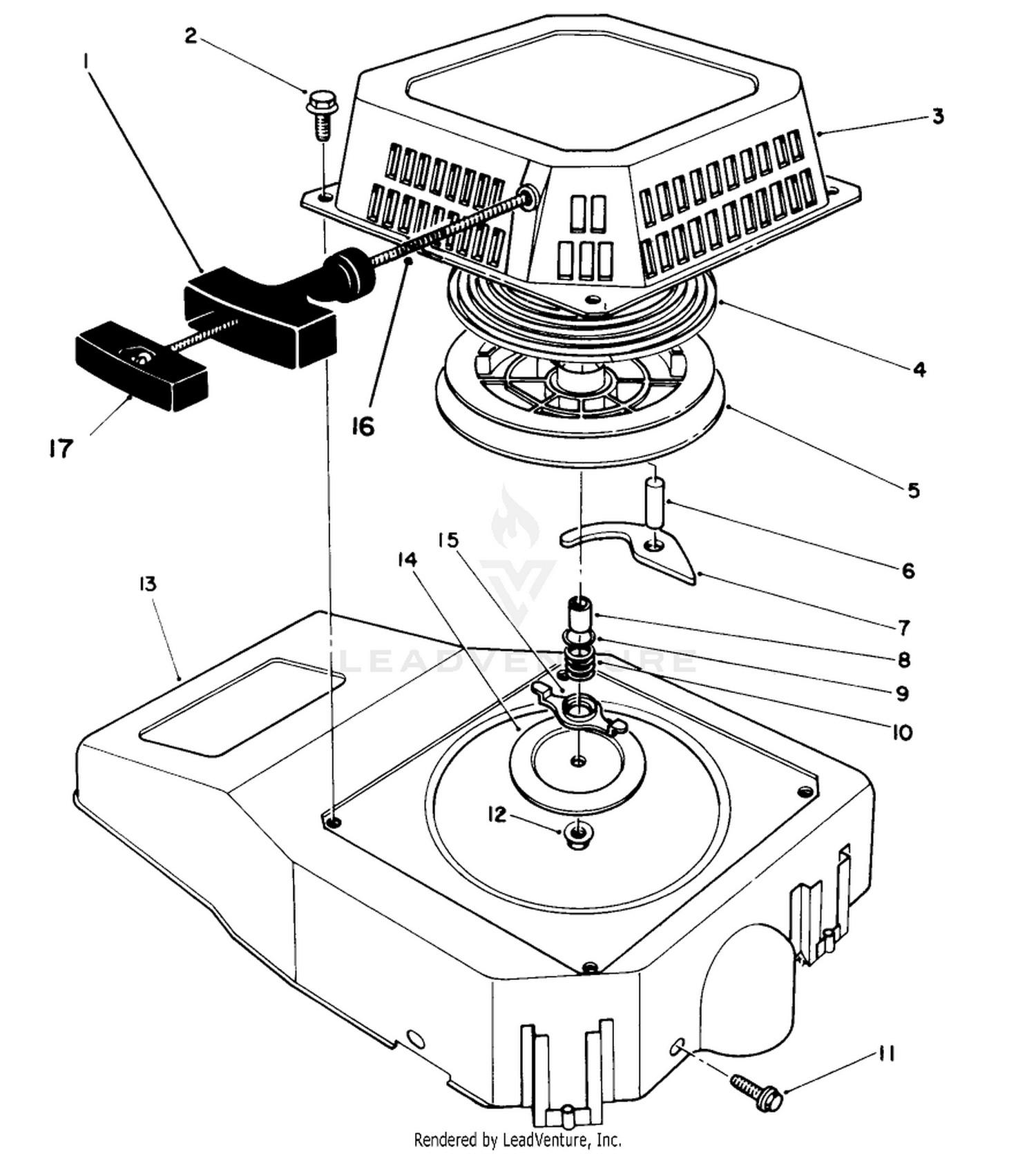 Recoil Assembly (engine No. Vml0-5)