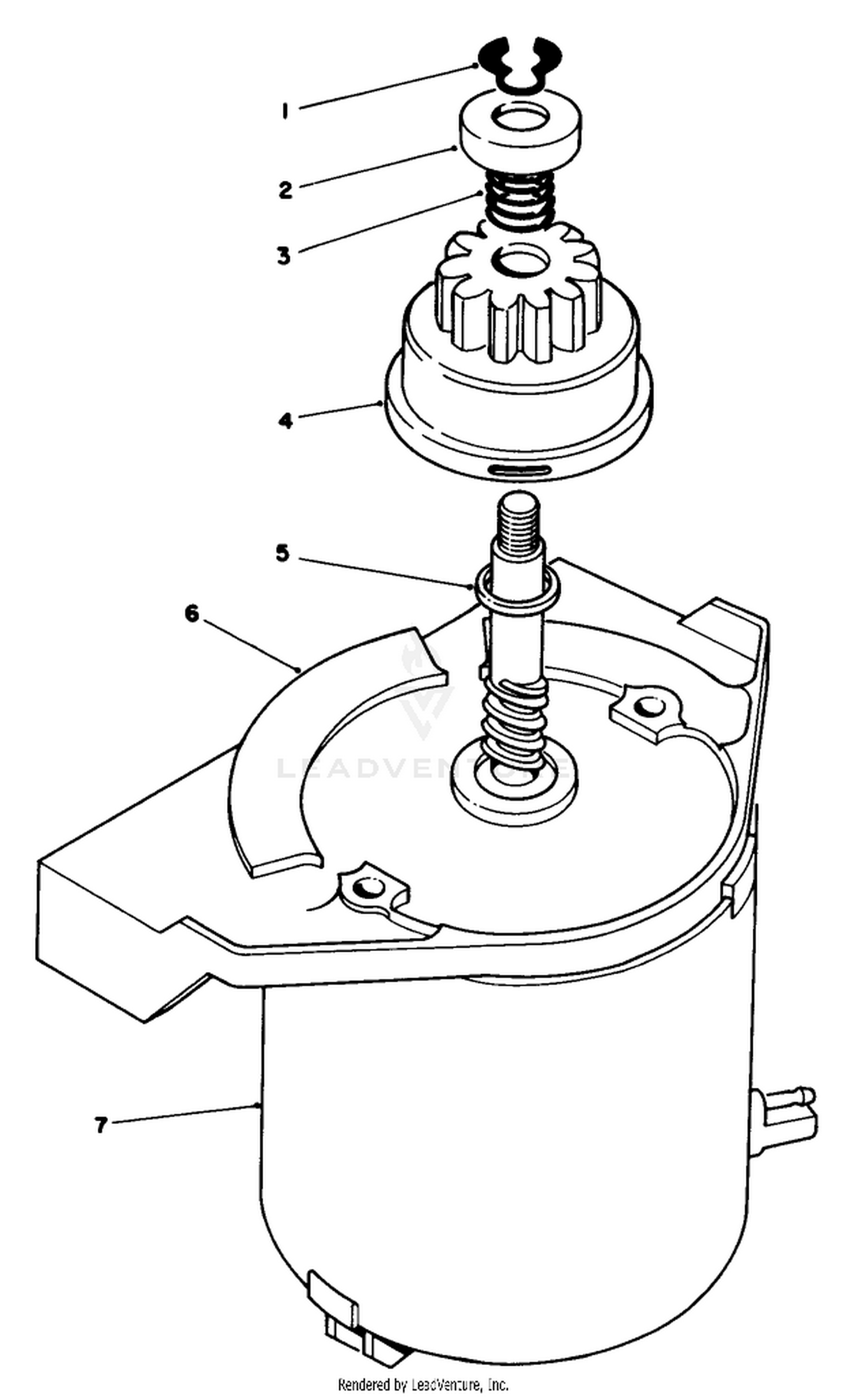 Starter Motor Assembly No. 53-4500