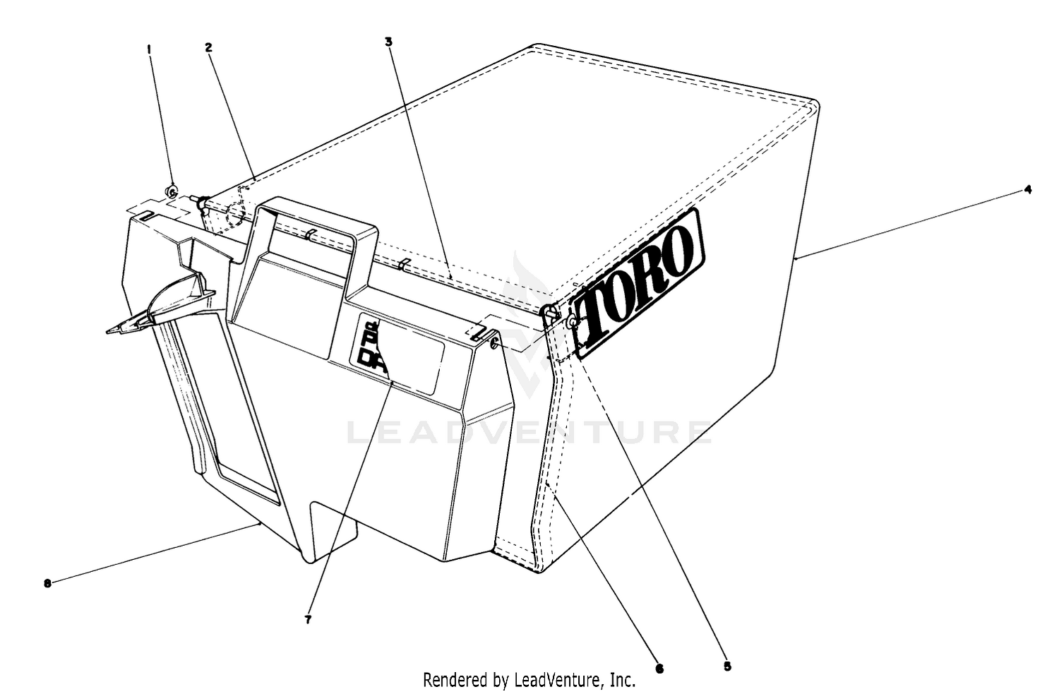Grass Bag Assembly No. 11-0189