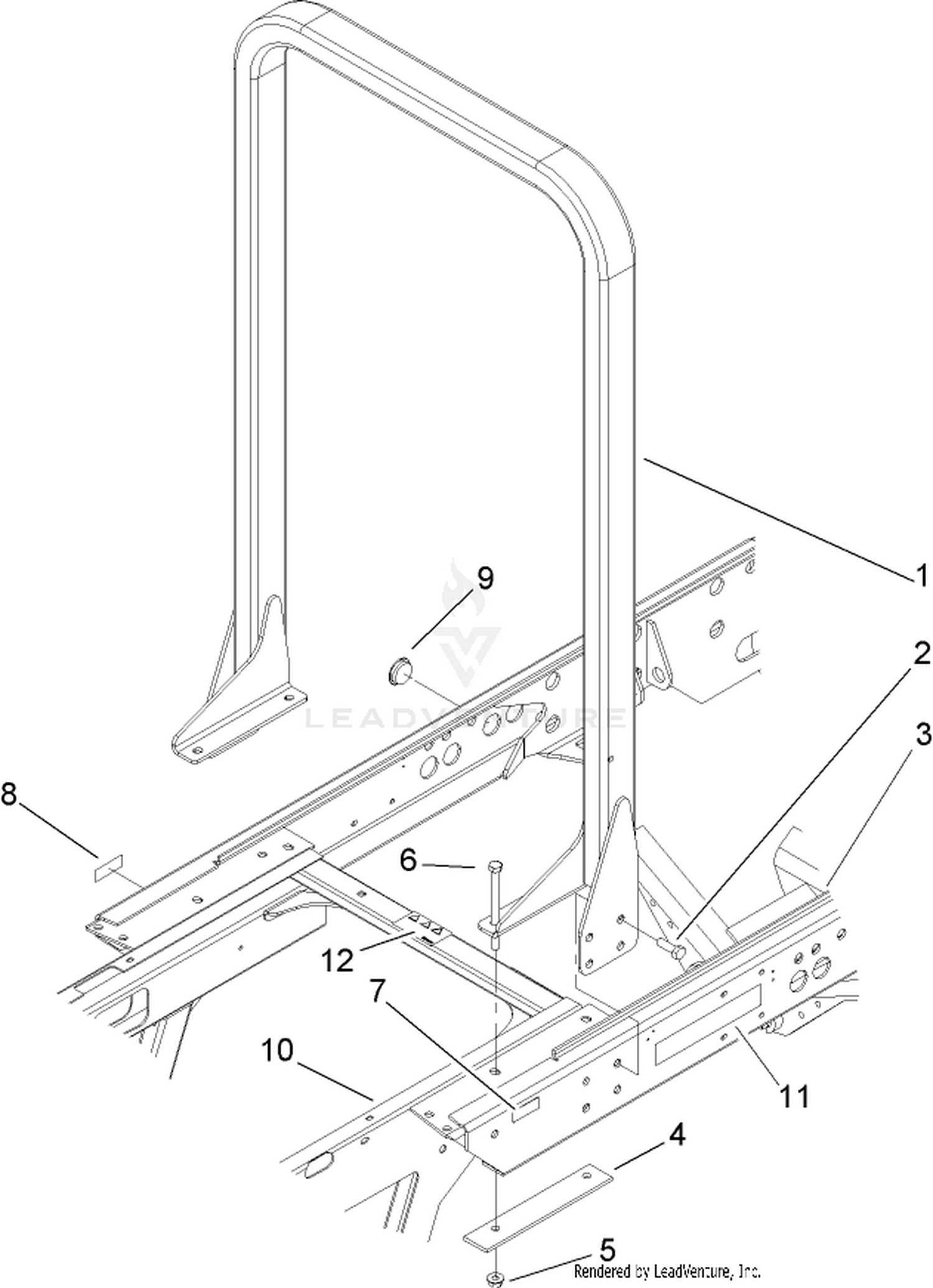 Roll-Over Protection System and Frame Assembly