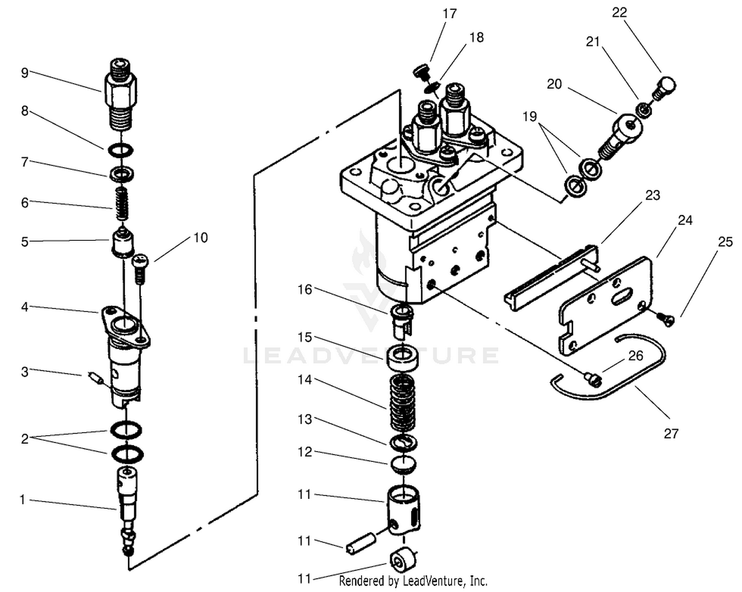 Injection Pump Assembly No. 98-9643