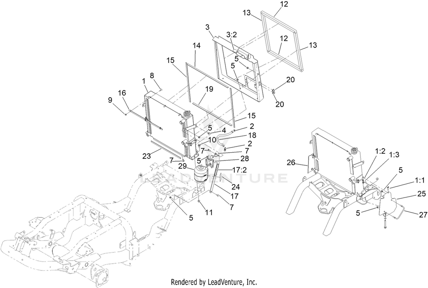 Frame and Roll-Over Protection System Assembly 2