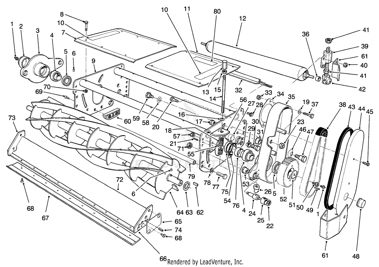 Cutting Unit Assembly-L.h.