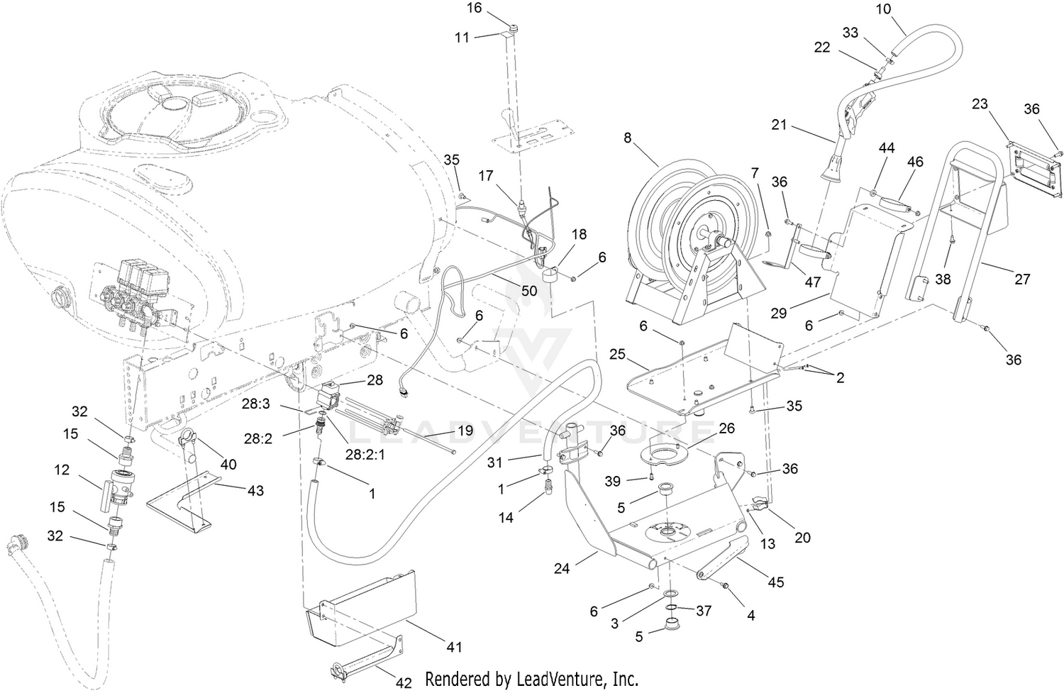 Electric Hose Reel Kit