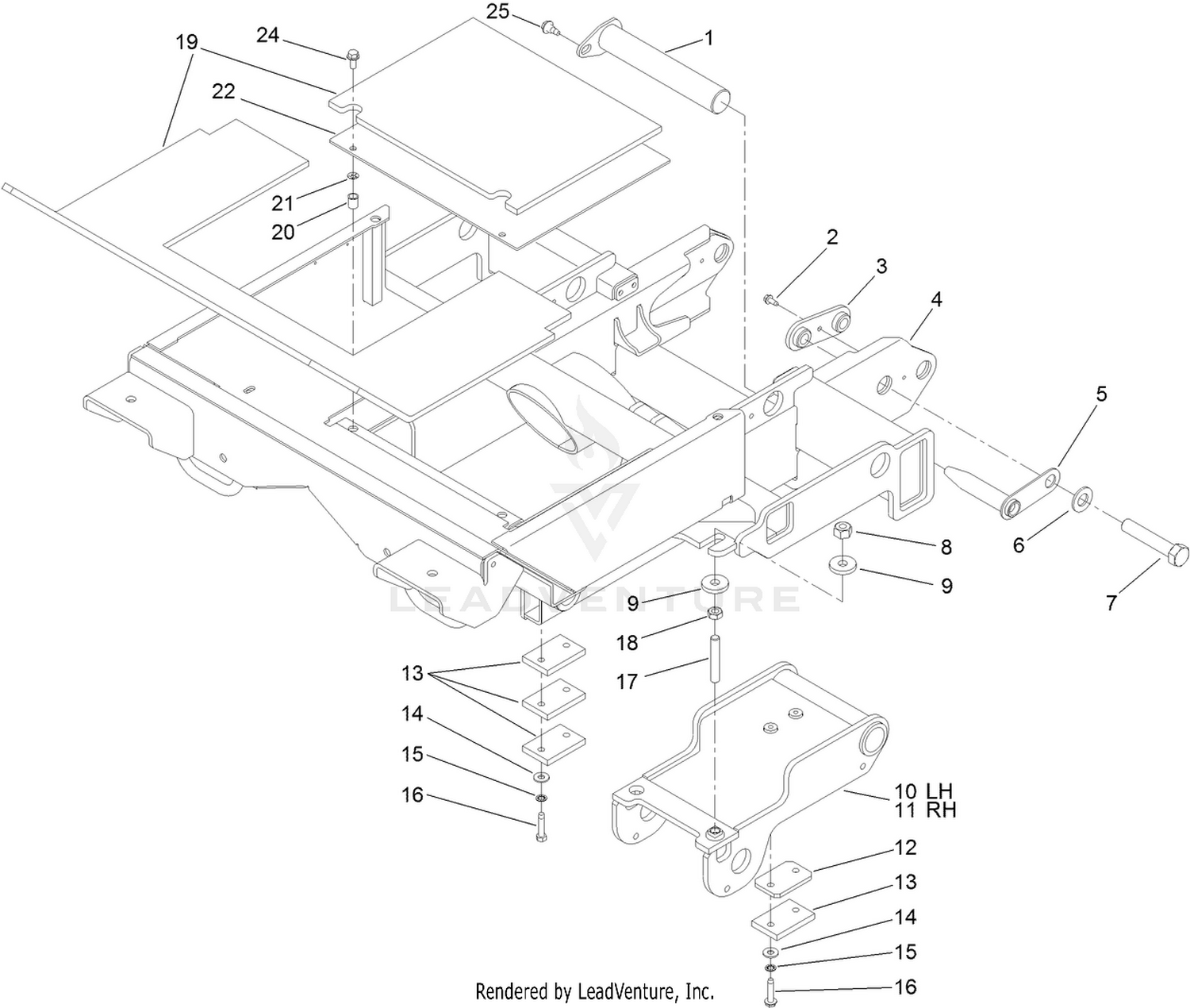 Frame and Pivot Assembly