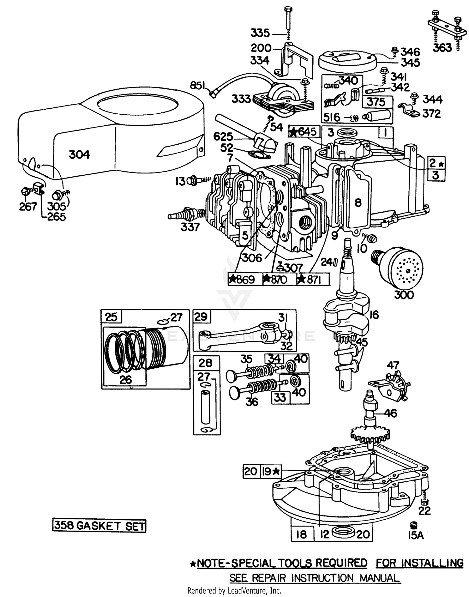 Briggs  Stratton Engine Model No. 92908-2055-01,briggs  Stratton Engine Model No. 93508-0197-01, 21" Hand Propelled (model 16860)