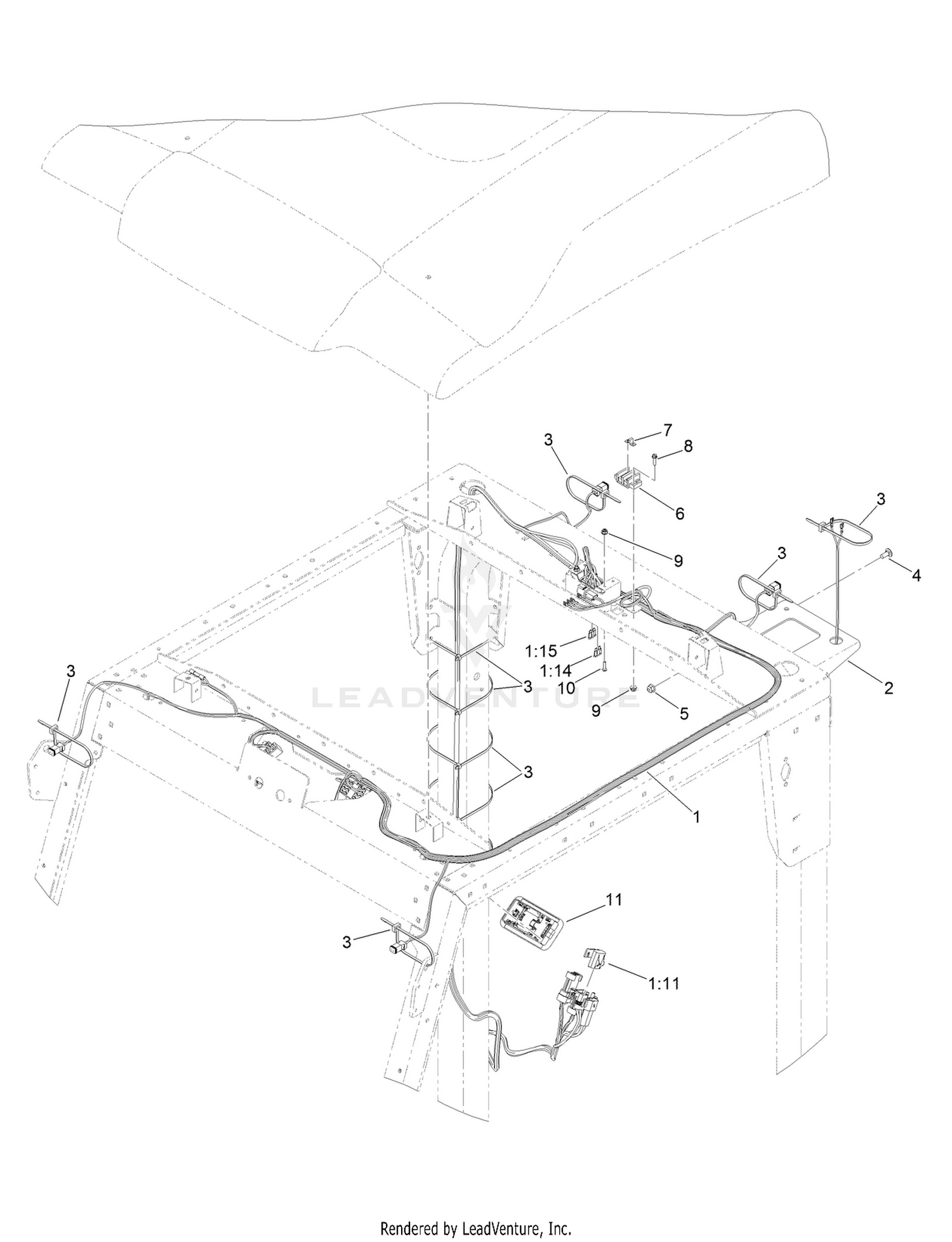 Wire Harness Assembly No. 140-1555