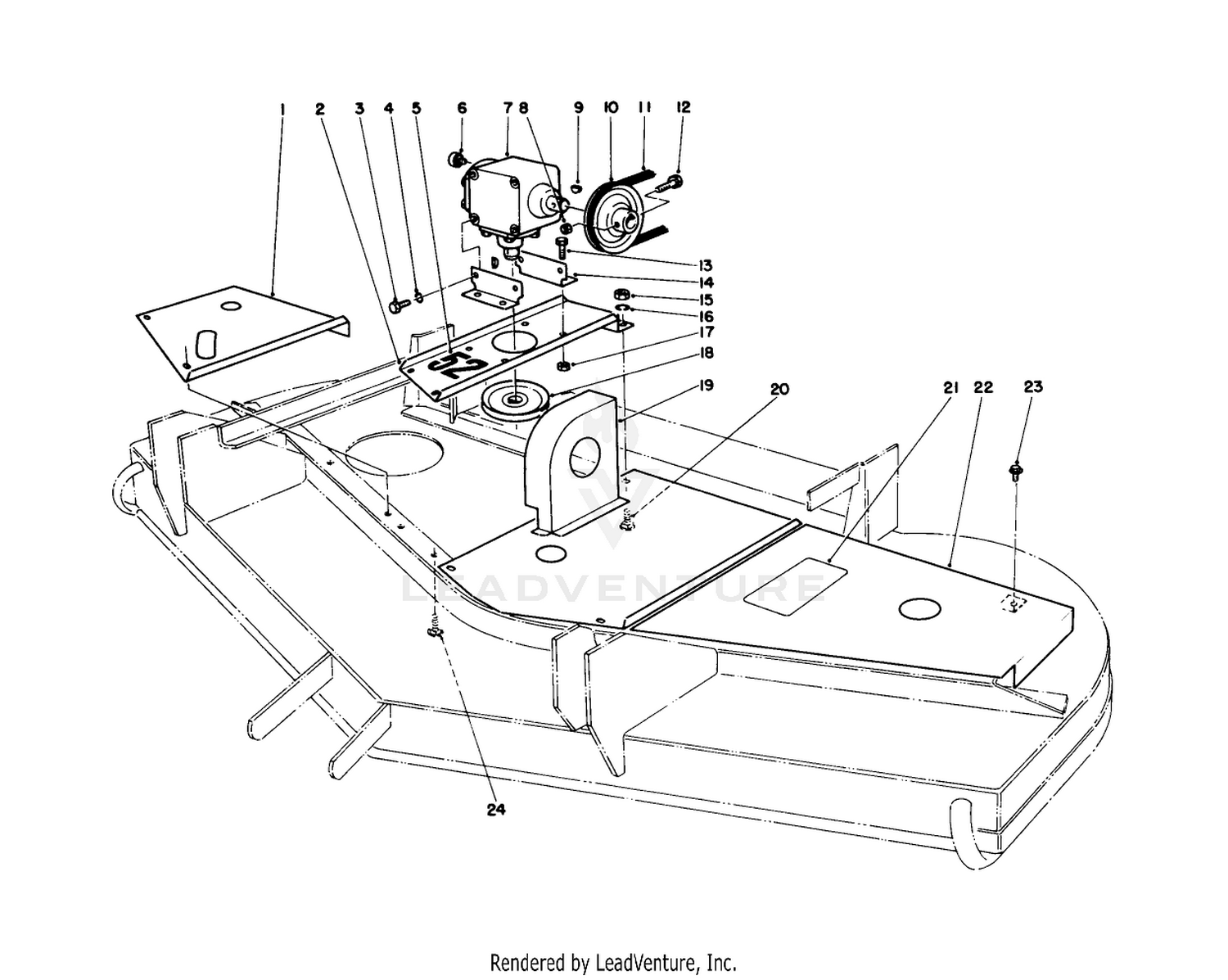 Belt Covers  Gear Box Assembly