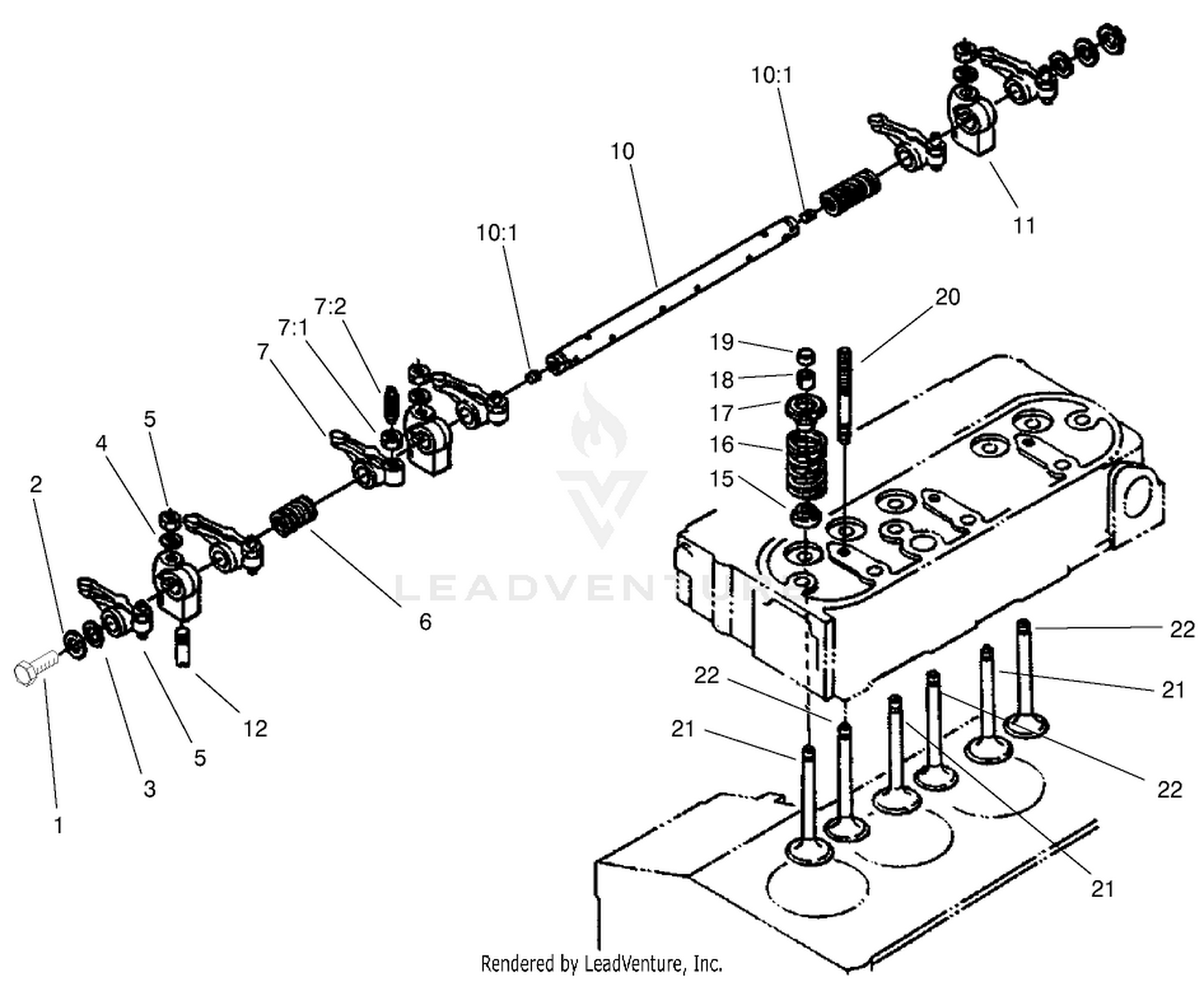 Valve And Rocker Arm Assembly