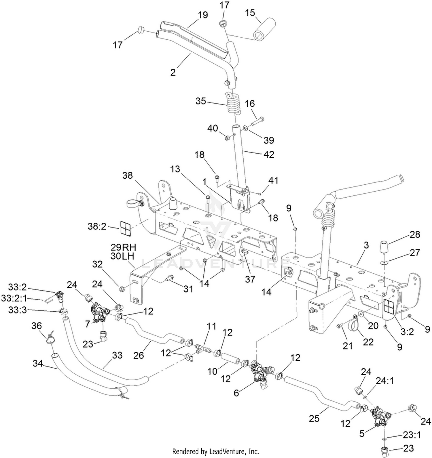 Center Boom Mount Assembly