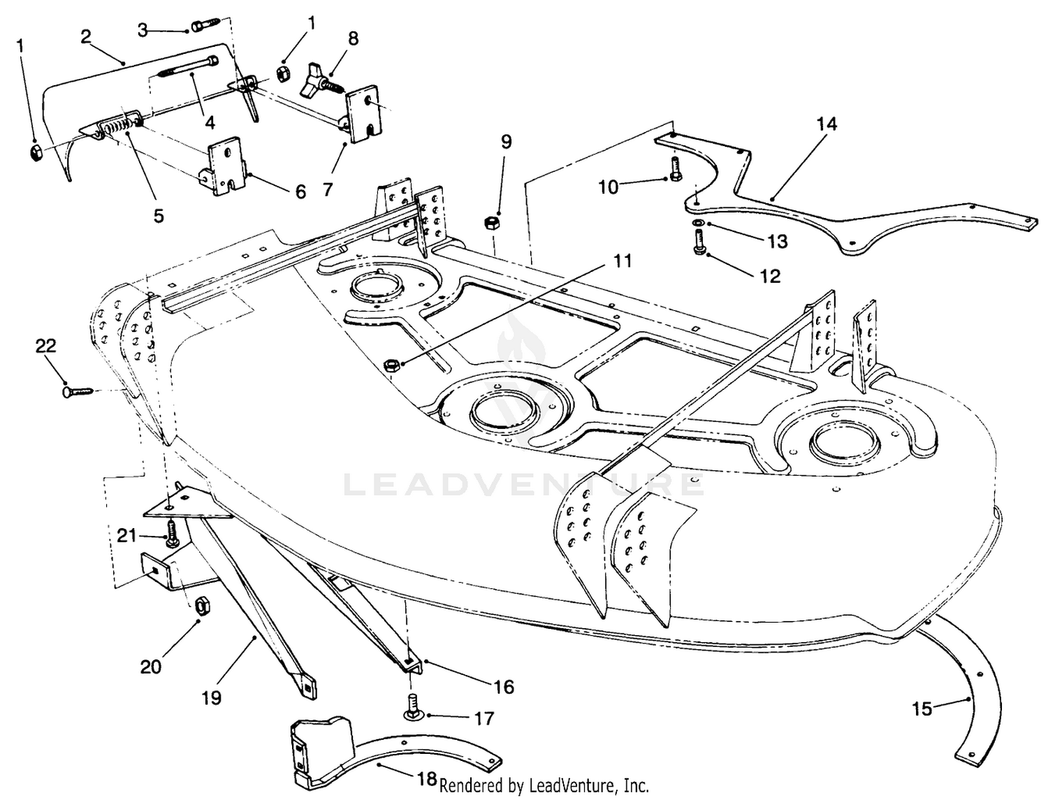 Baffle  Deflector Assy.