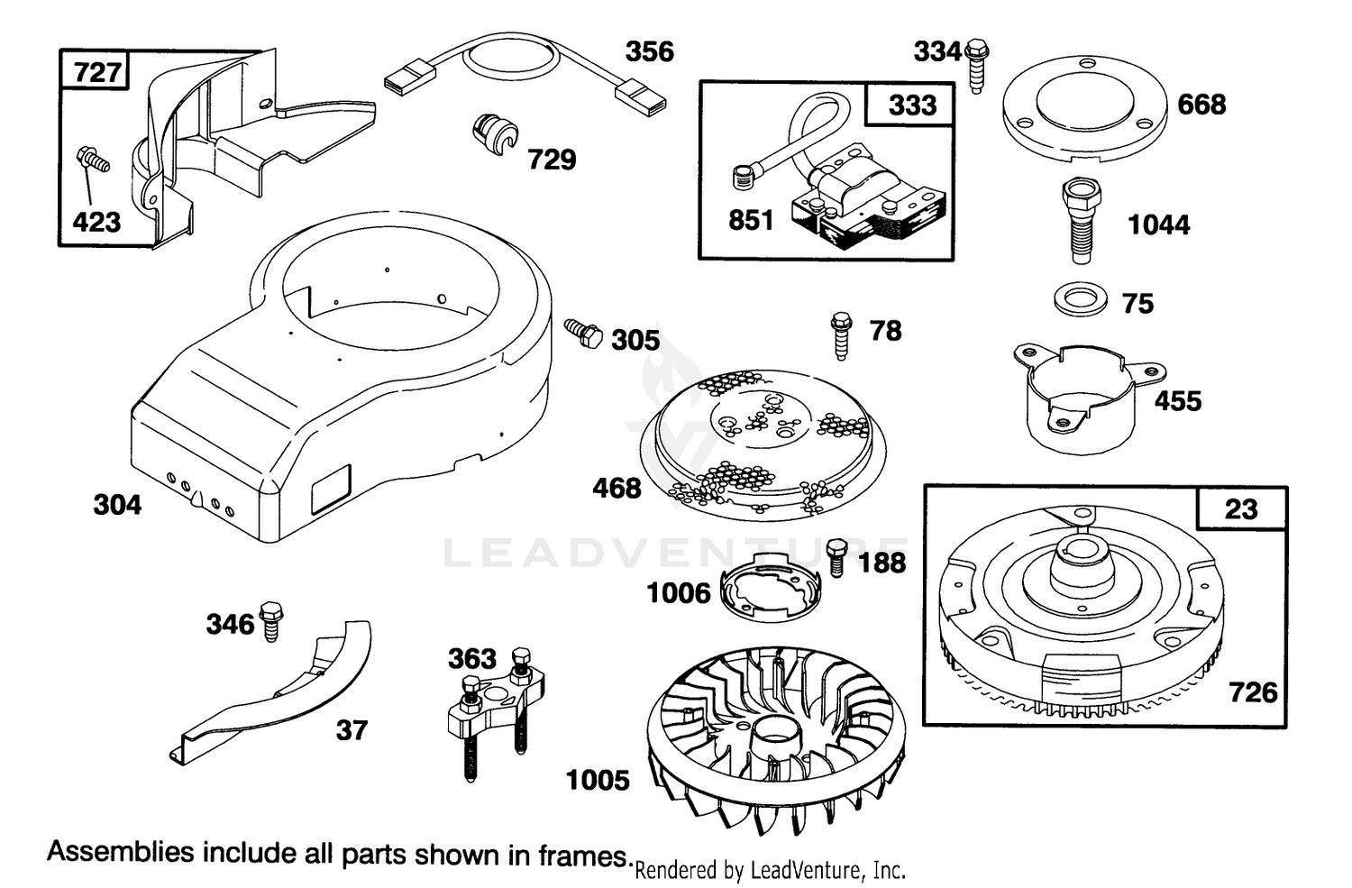 Engine Briggs  Stratton Model 28m707-0122-01 6