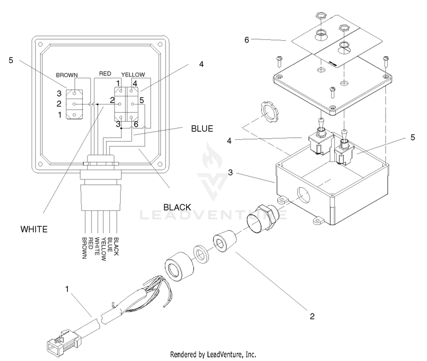 Remote Control Assembly No. 106-0260
