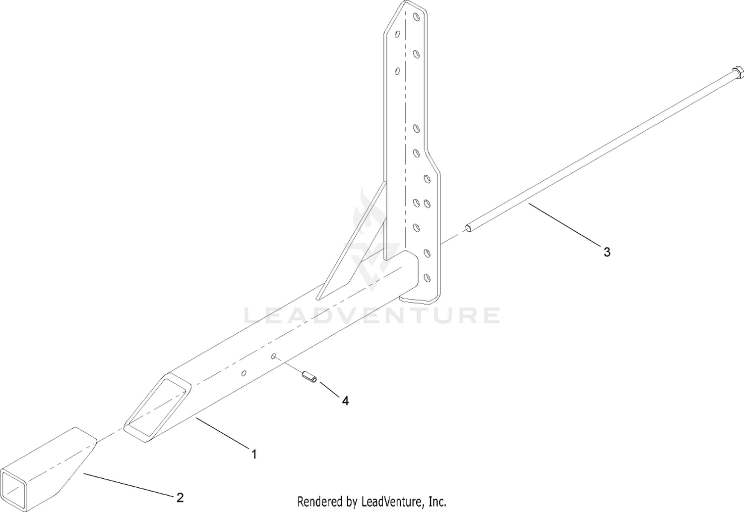 Right Hand Boom Mount Assembly