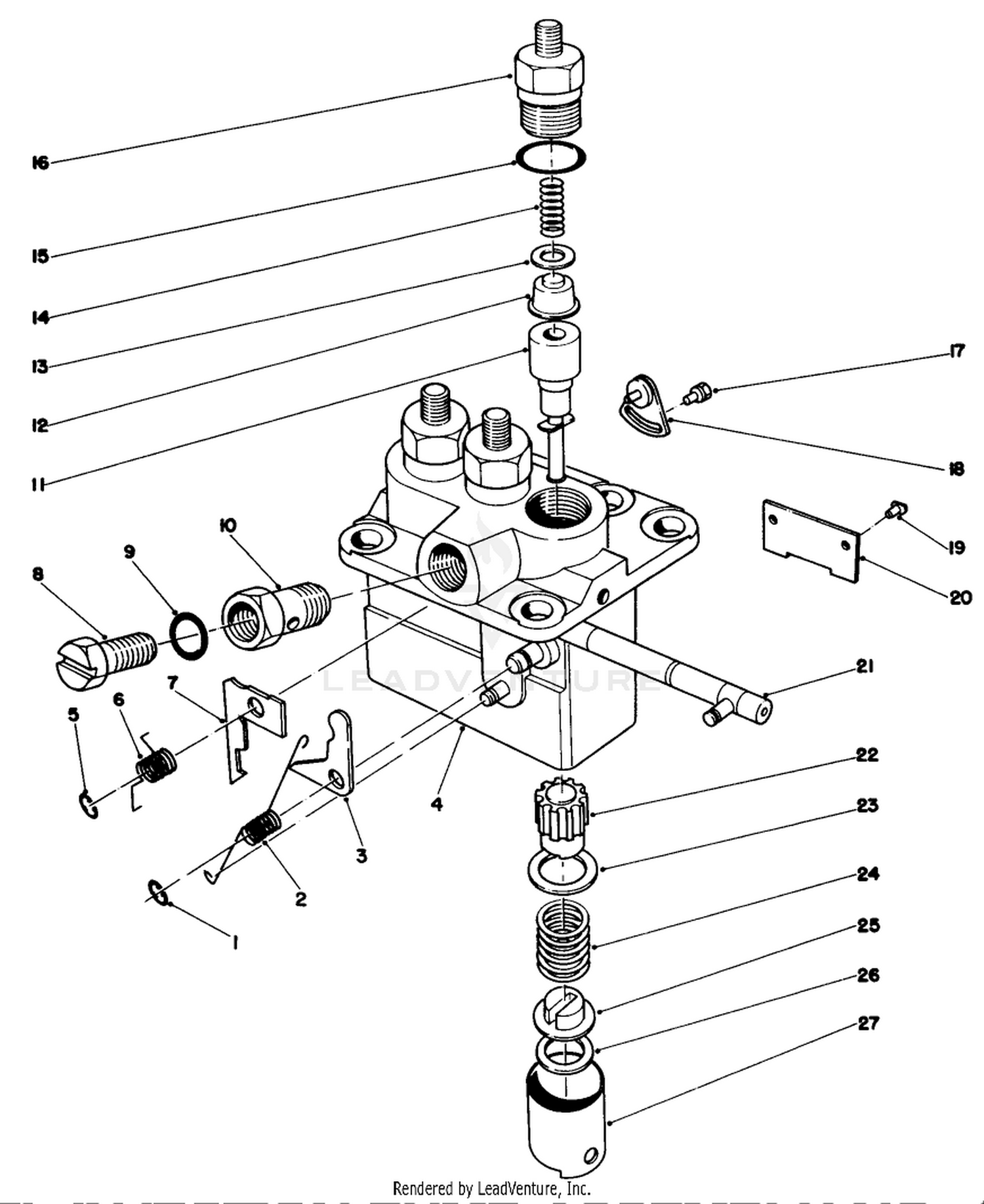 Fuel Injection Pump Assembly No. 42-8000