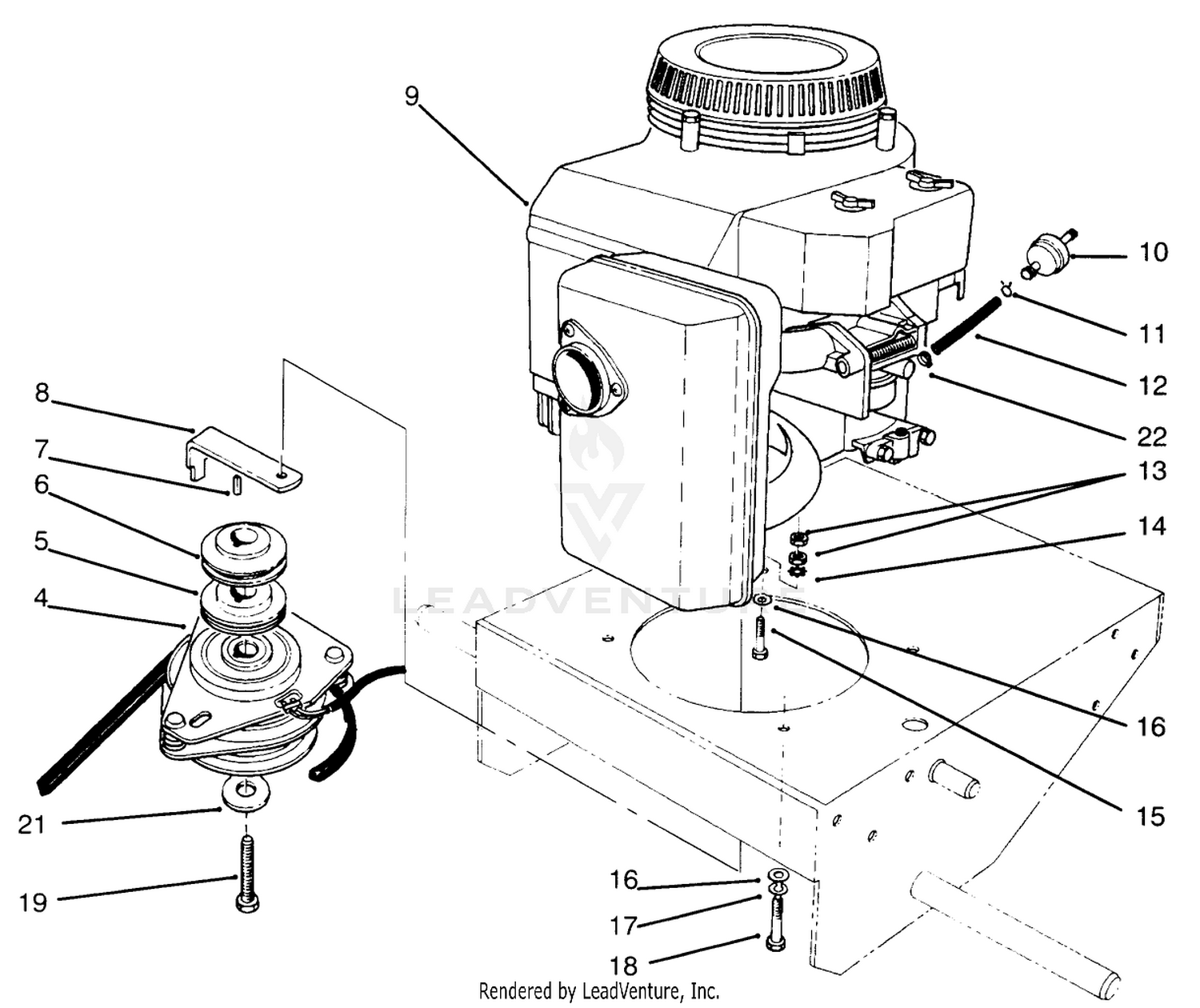 Engine  Clutch Assembly