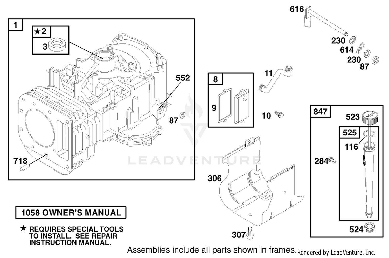 Engine Briggs  Stratton Model 28q777-0690-E1